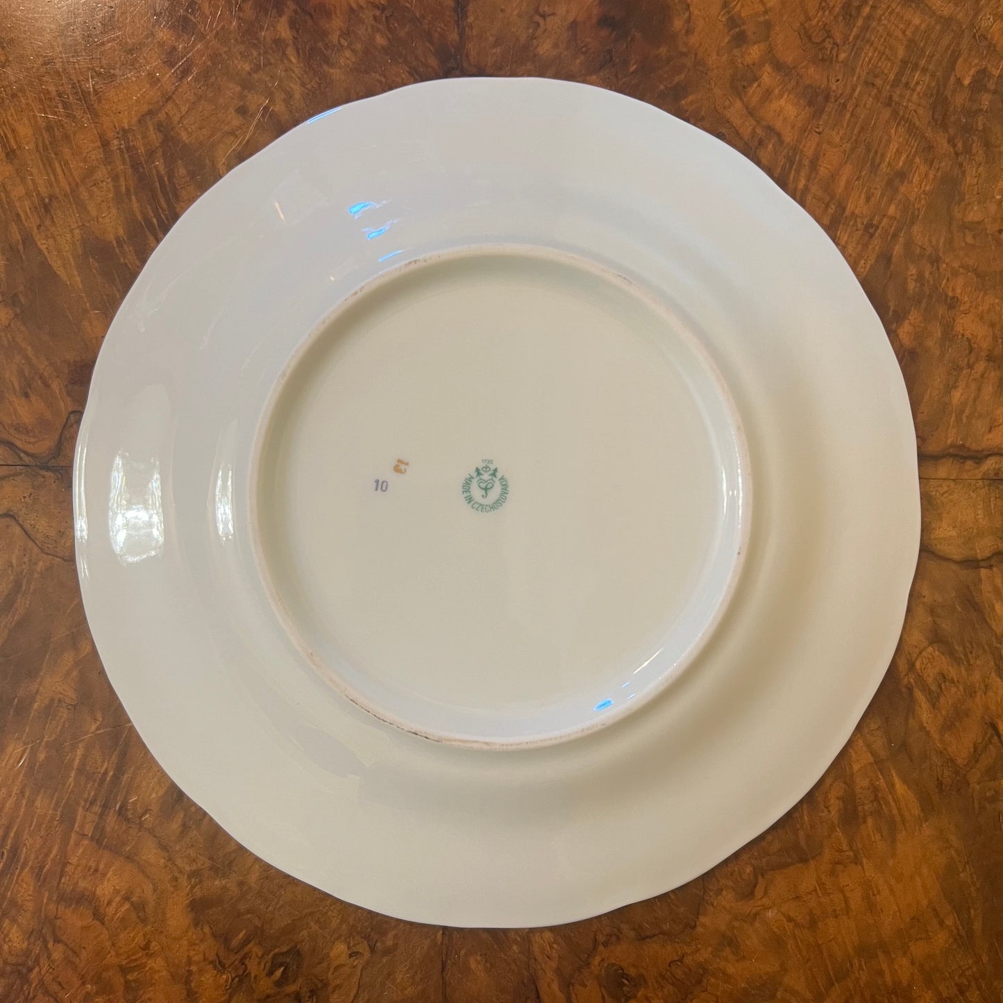 10th Anniversary Bohemian 24 KT Gold Plate