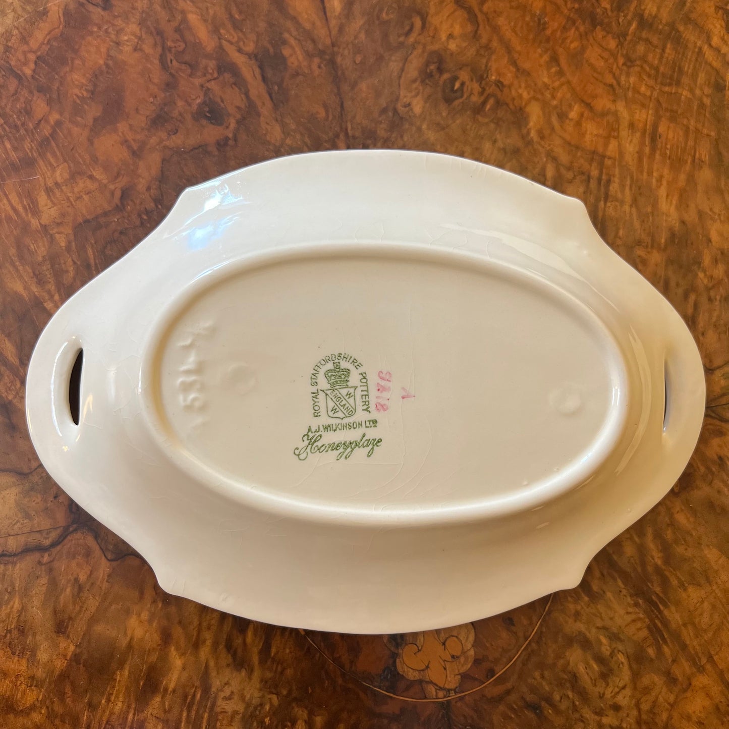 A J Wilkinson Peach Blossom Oval Bow