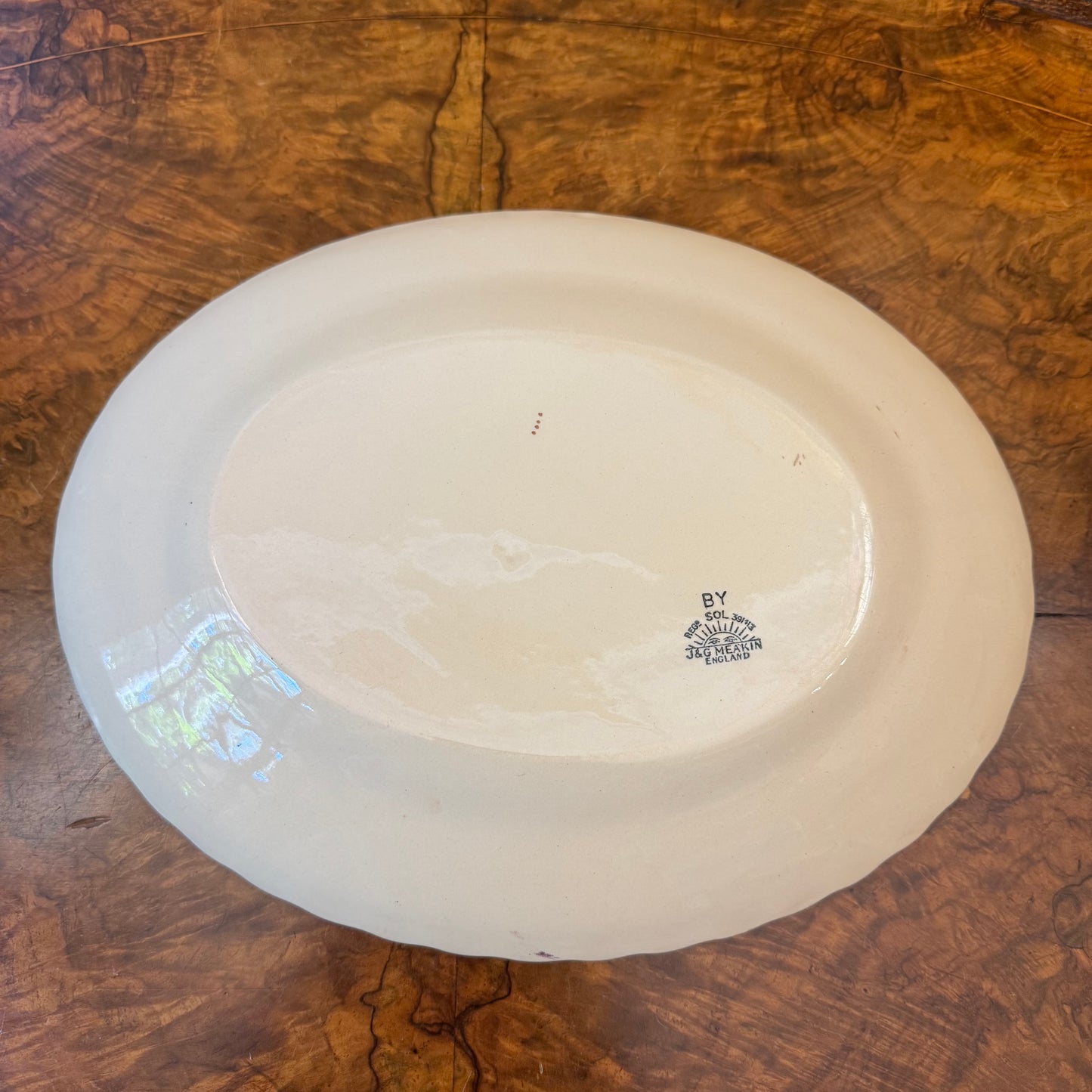 Alfred Meakin SOL Pink Rose Large Oval Platter
