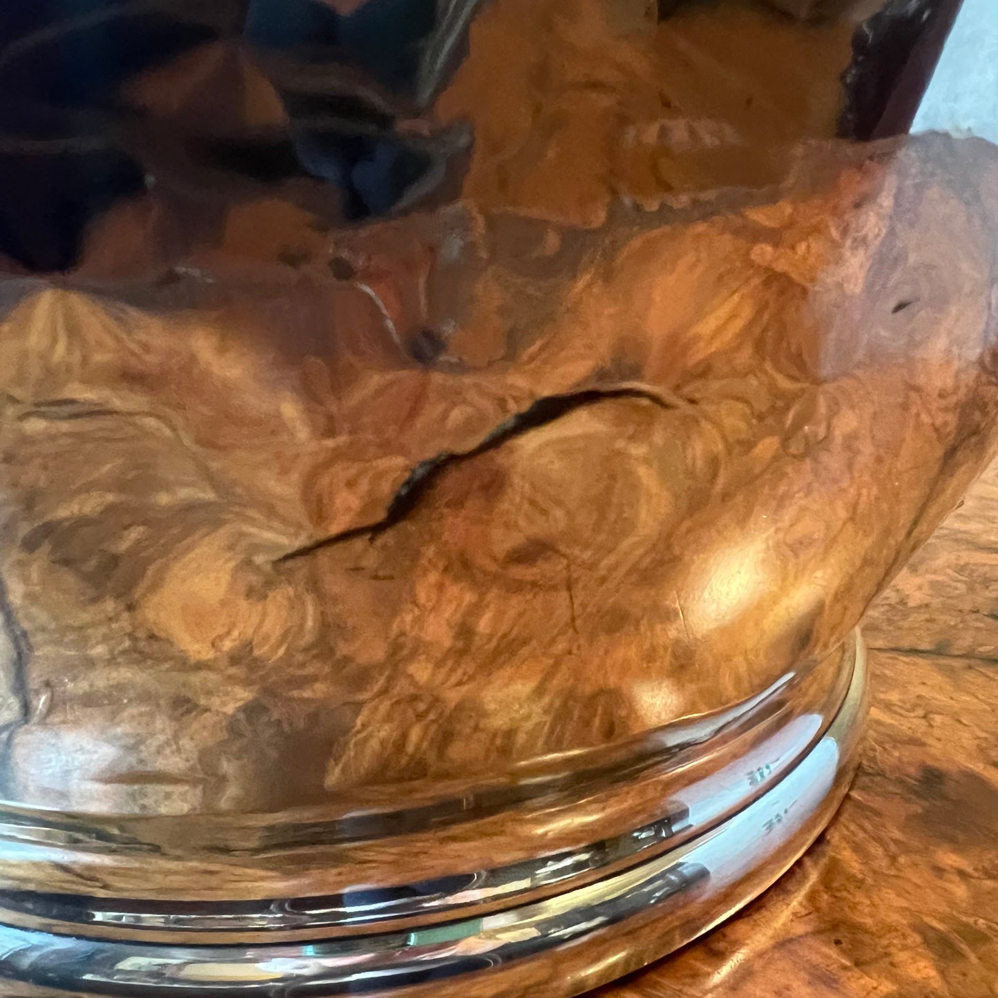 Antique Brass Pot Planter