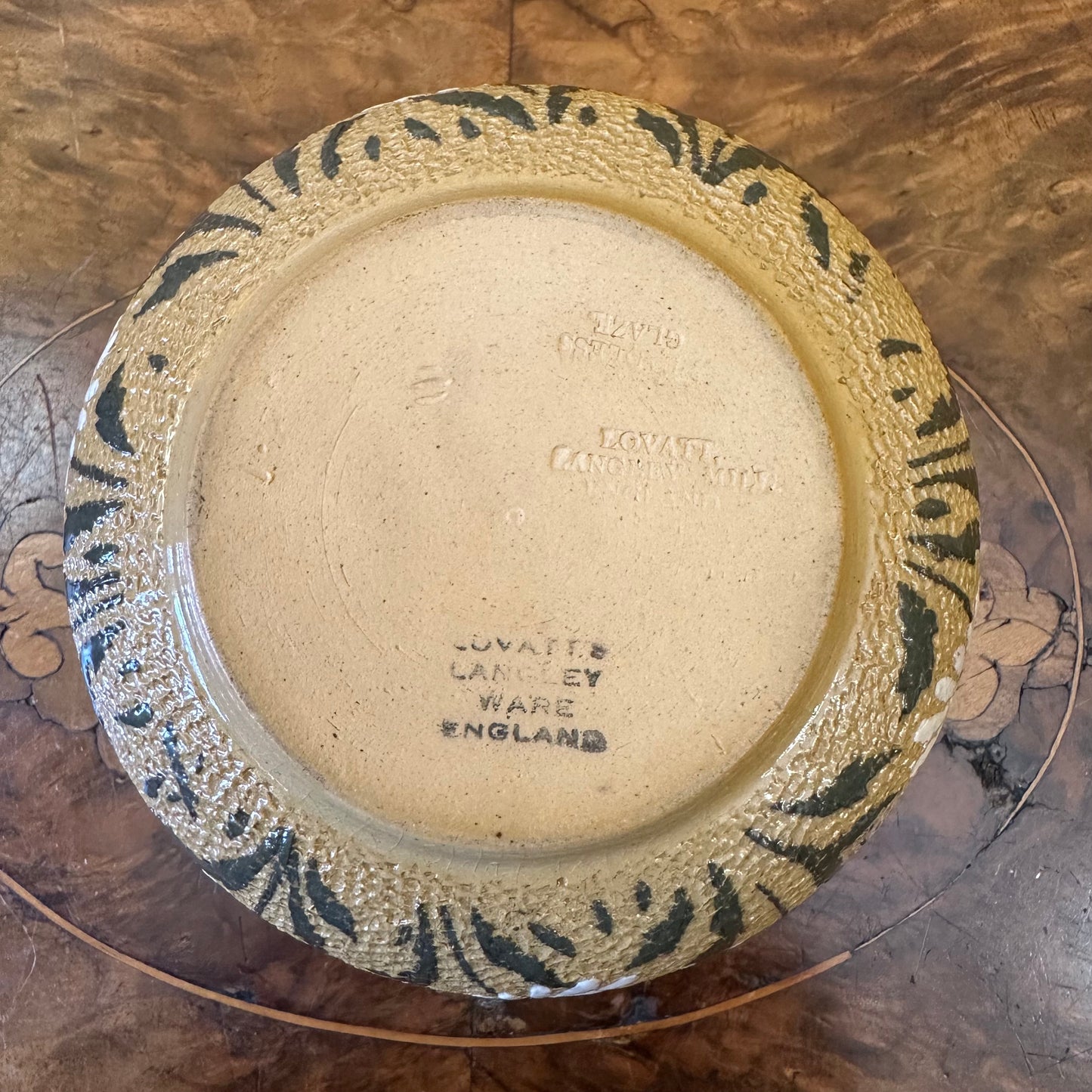 Antique Lovatt's Langley Ware Daisy Small Bowl