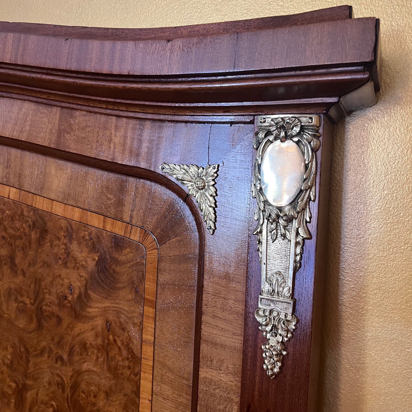 Antique Mahogany Mirror French