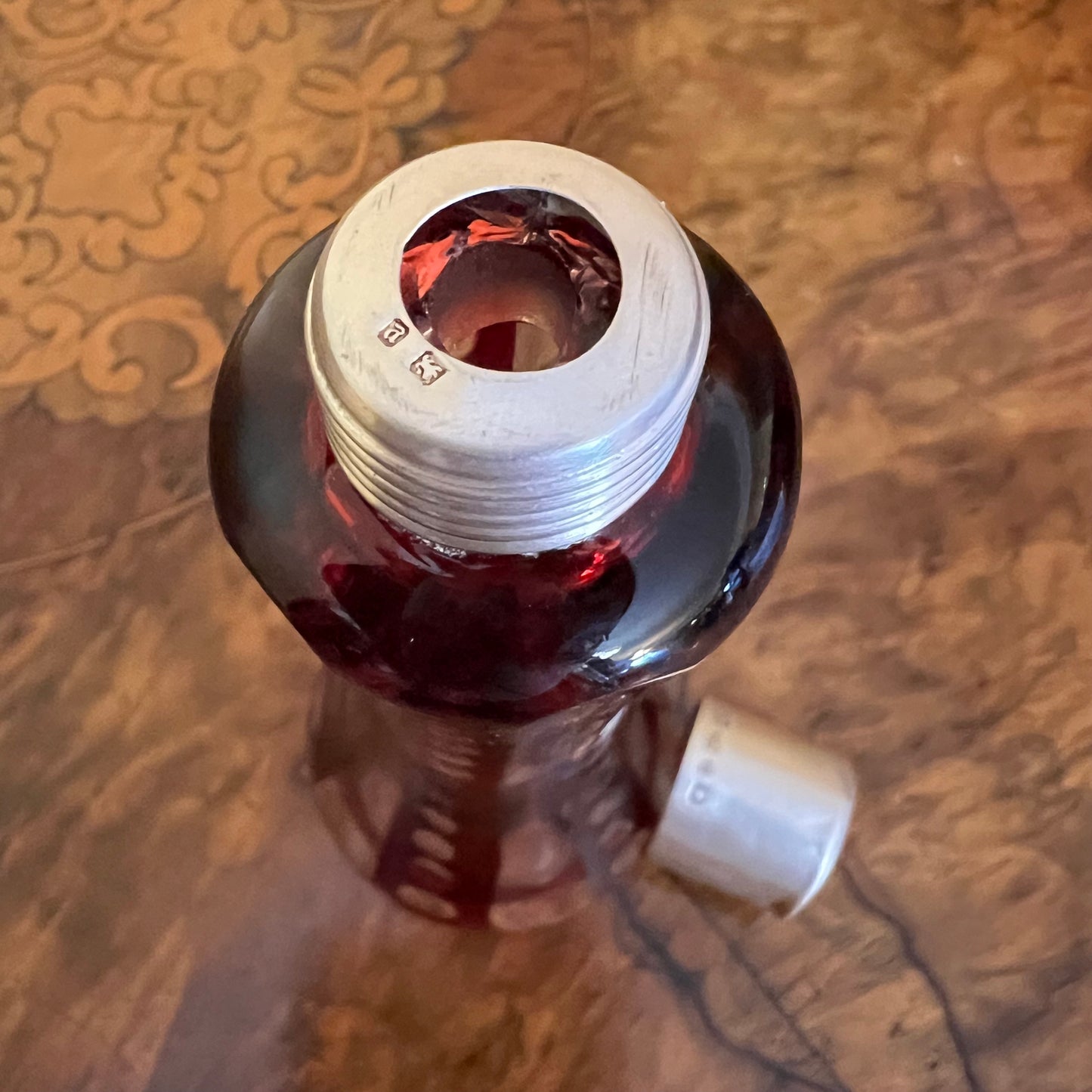 Antique Sterling Silver Bottle