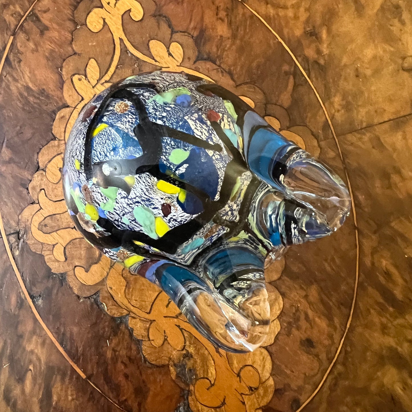 Art Glass Pig Head