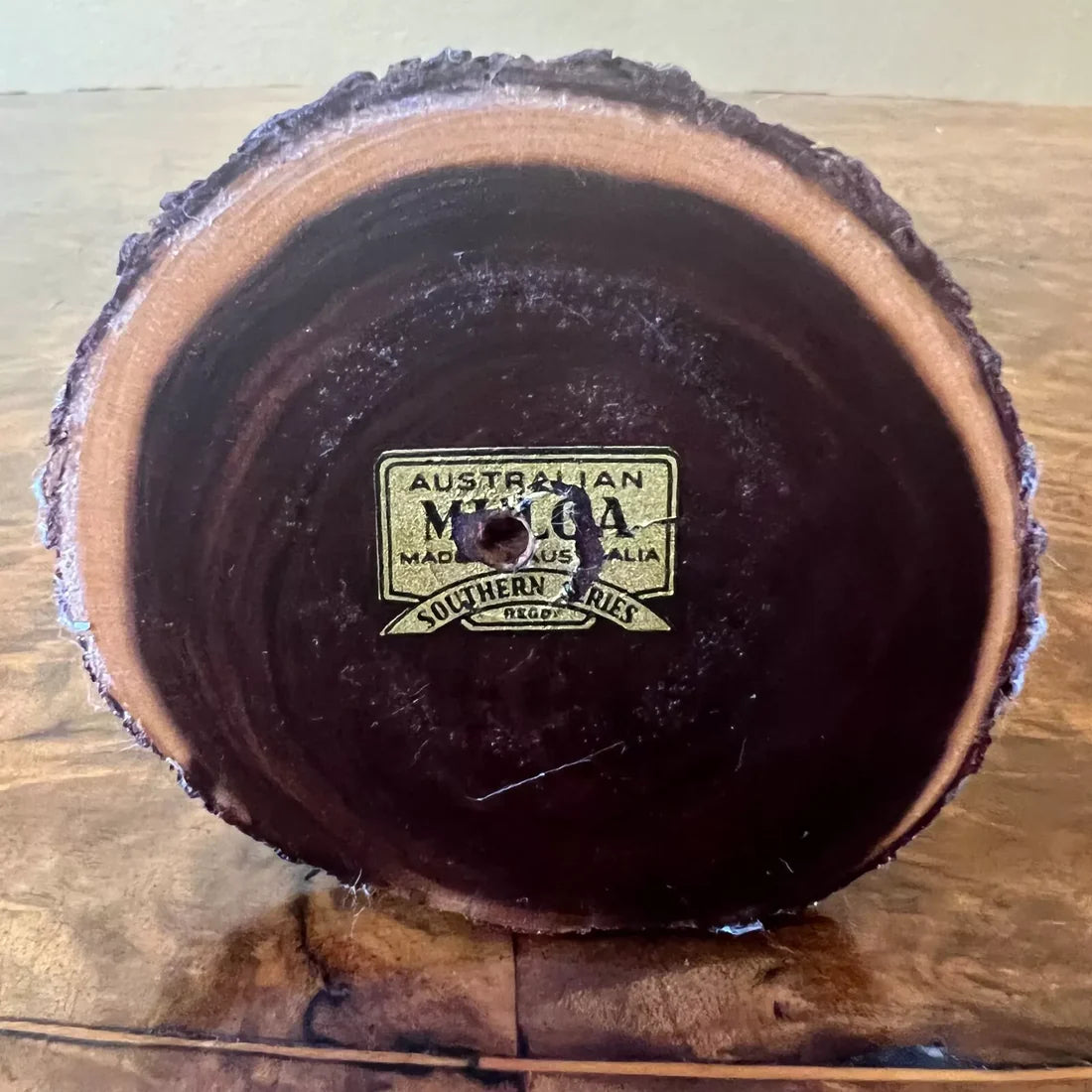 Australian North Terrace Adelaide Wooden Small Cup