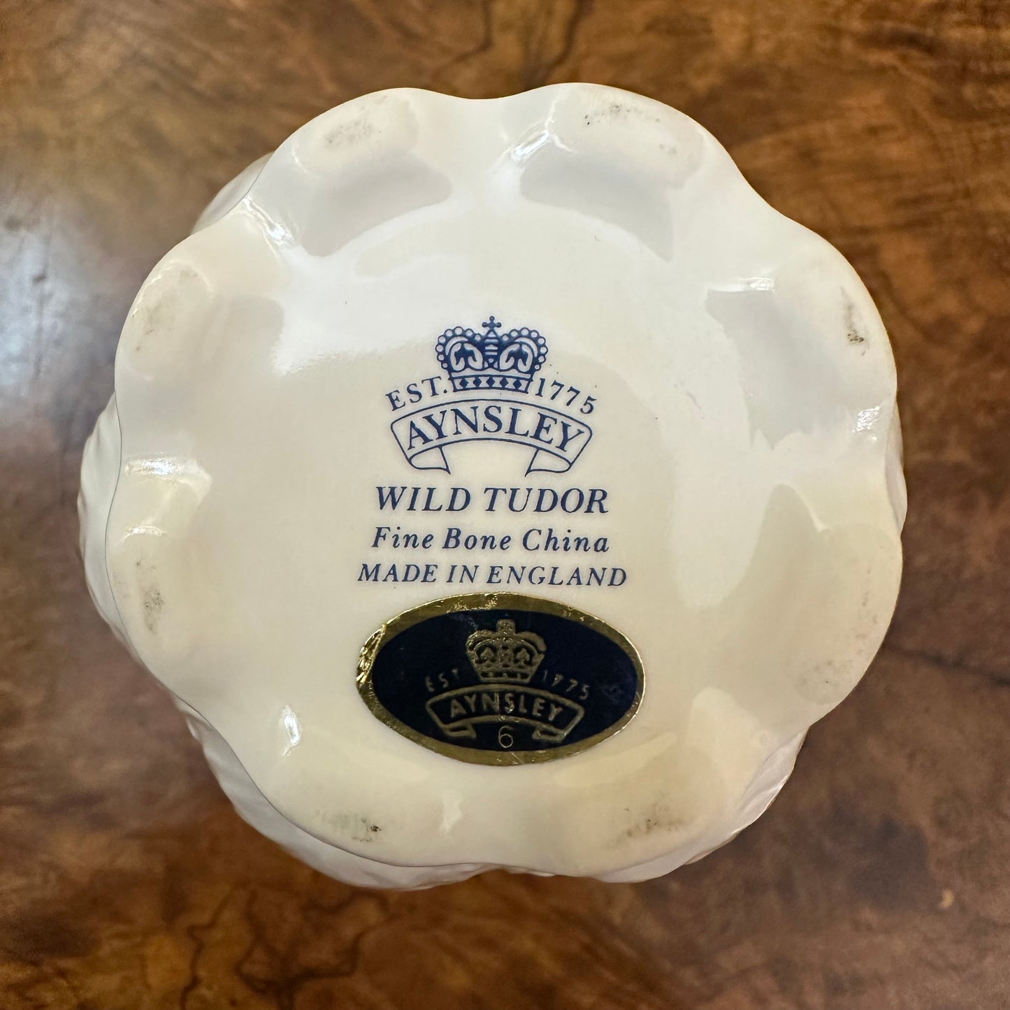 Aynsley Fine Bone China Wild Tudor