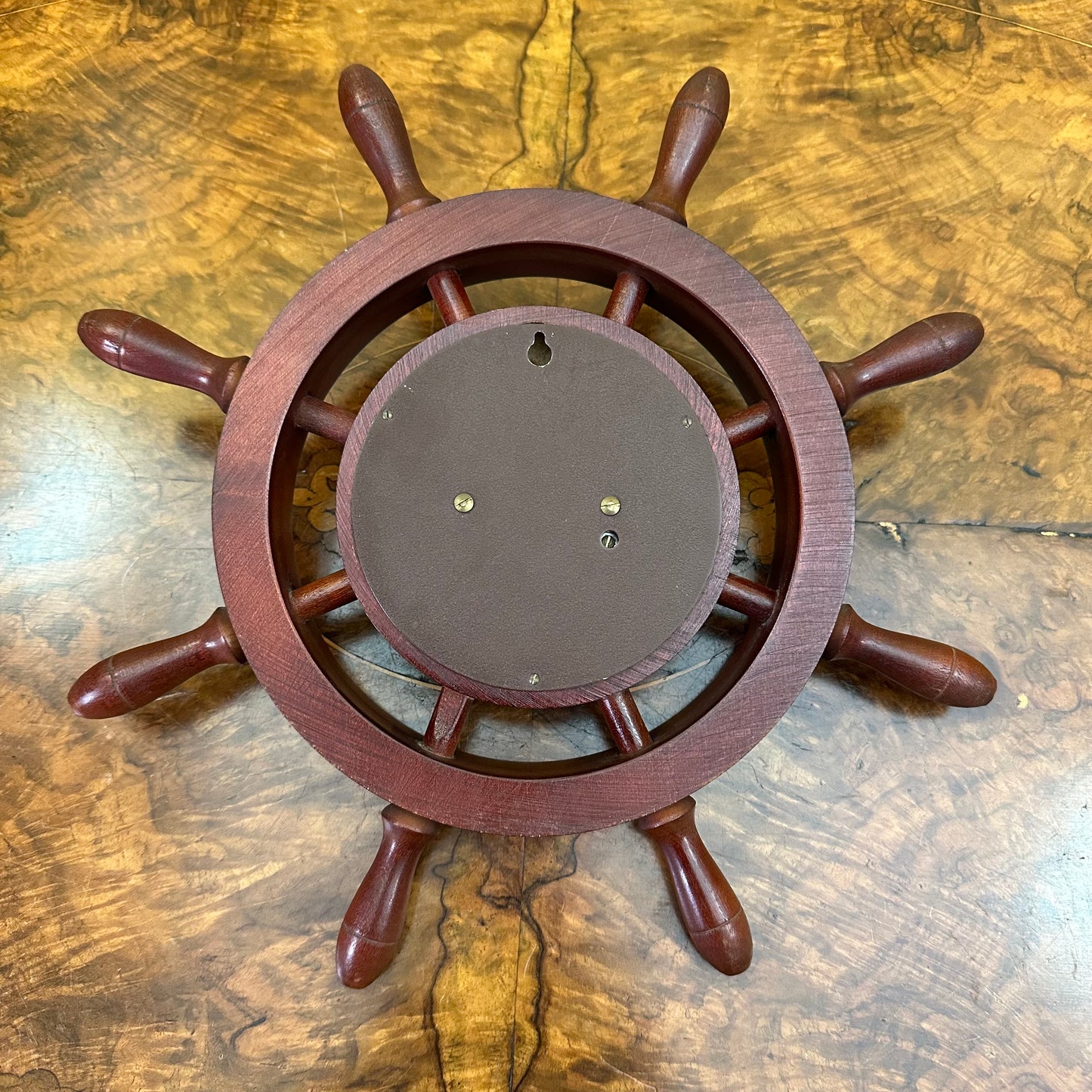 Barigo German Barometer Nautical Wheel