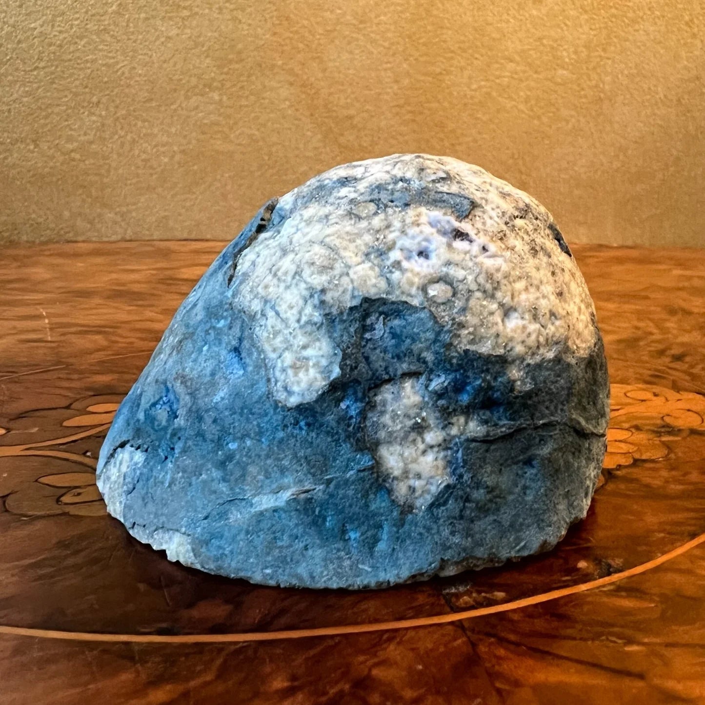 Vintage Blue Agate Crystal