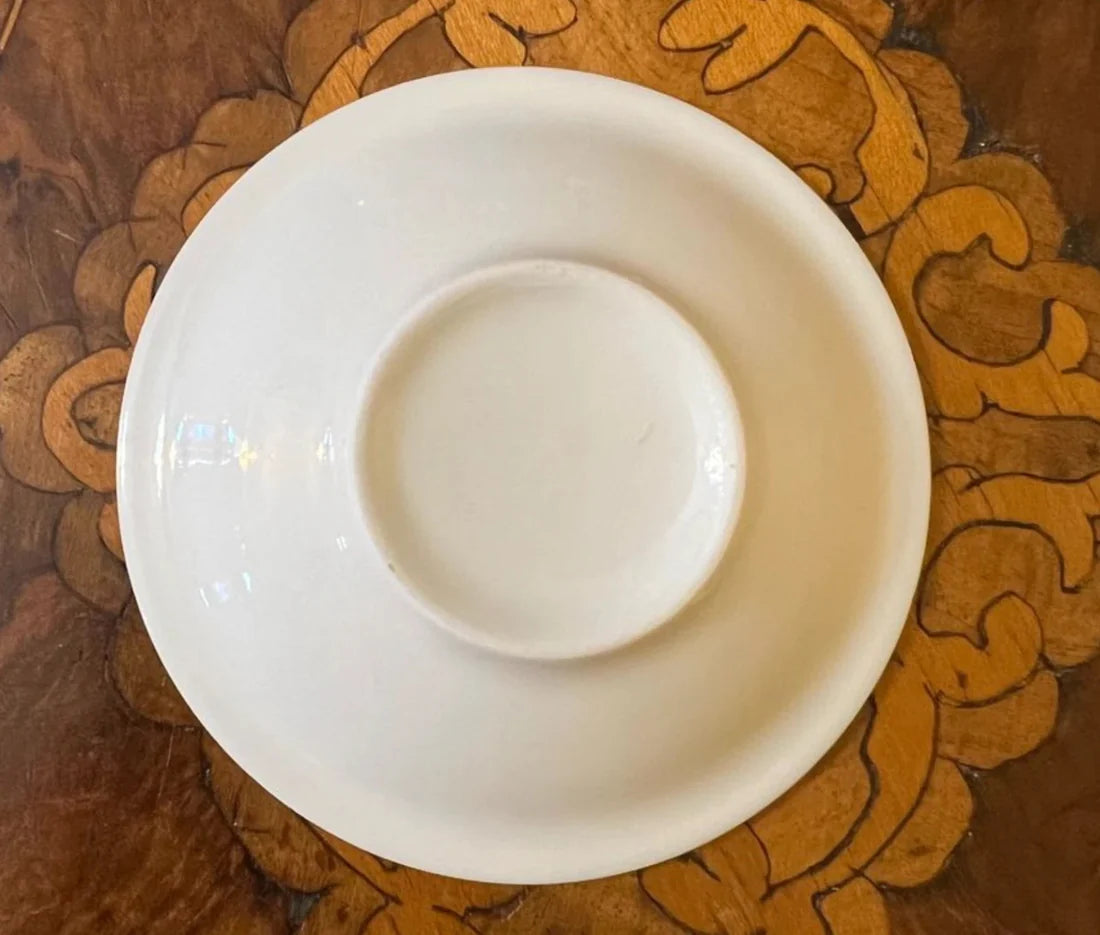Blue & Gold Print Miniature Dish