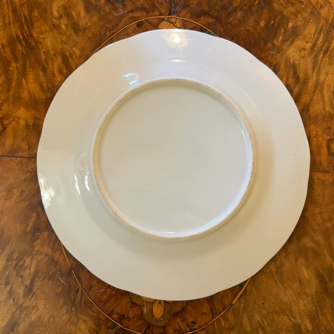 Vintage Blue Grey Pearl Like Tea Cup Trip Set