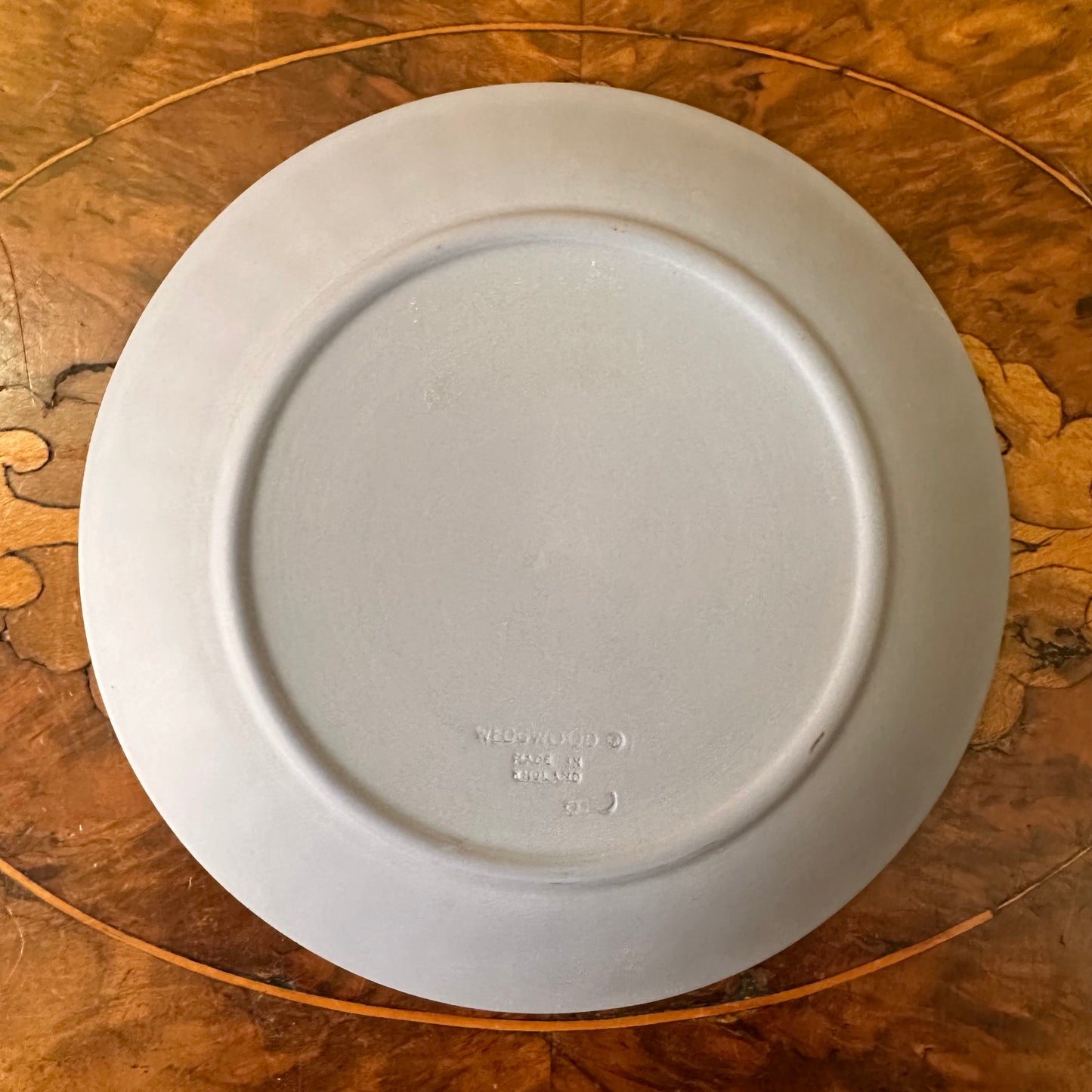 Blue Jasperware Cupid Sleeping Dish