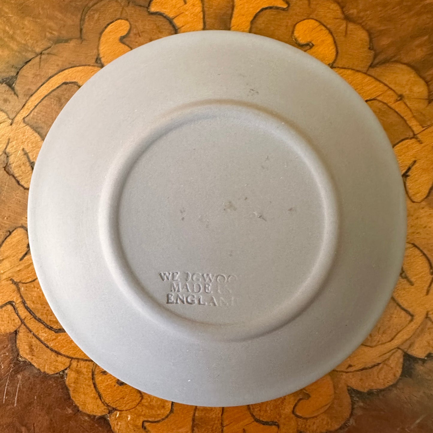 Blue Jasperware Pin Dish