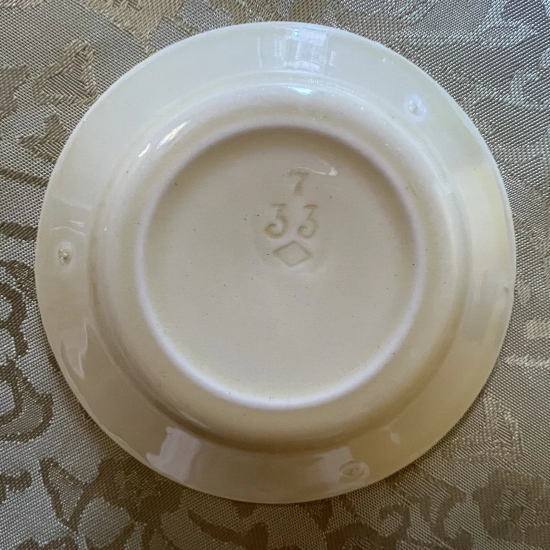 Vintage Boat Print Miniature Dish Plate