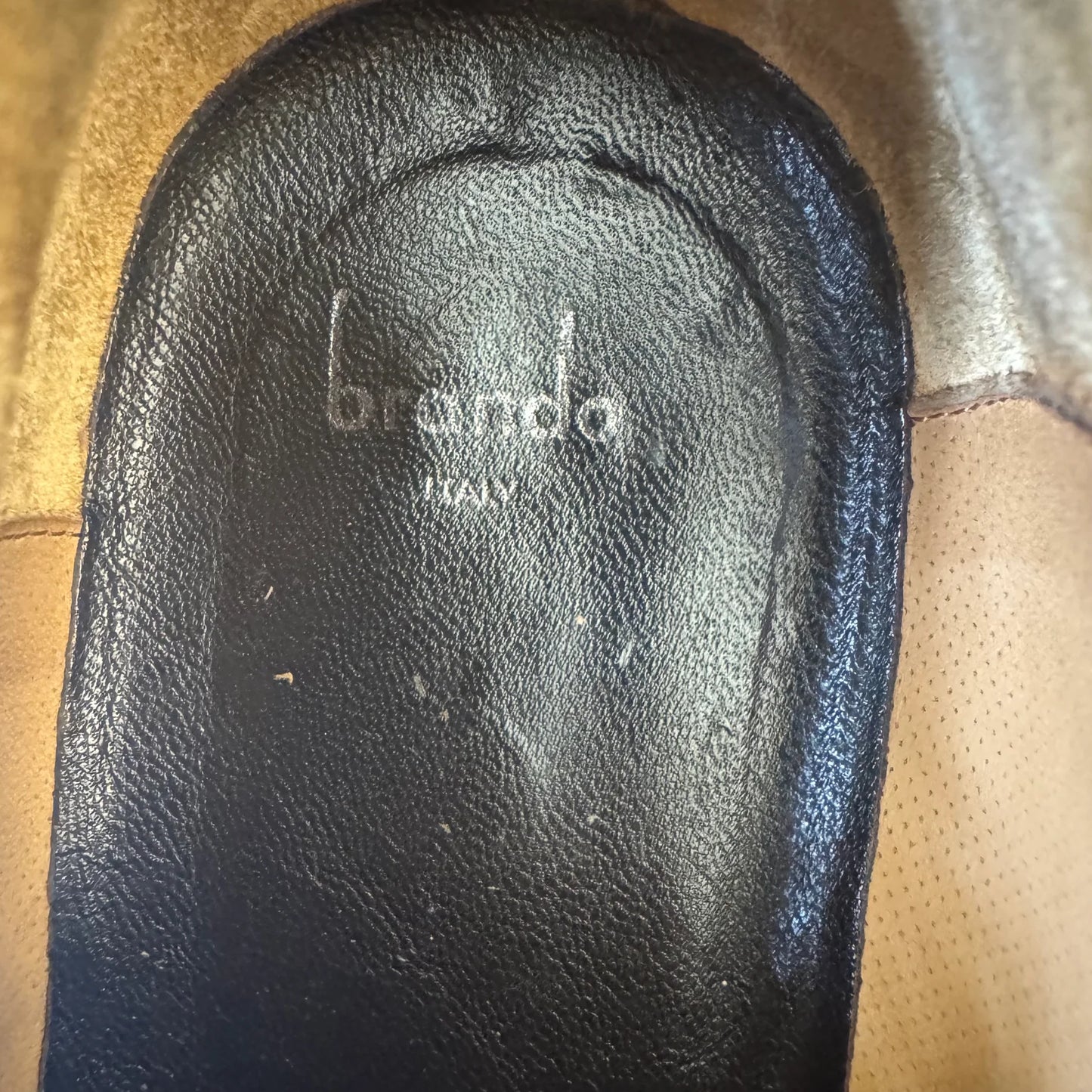 Brando Italian Leather Mens Shoes Size EU45
