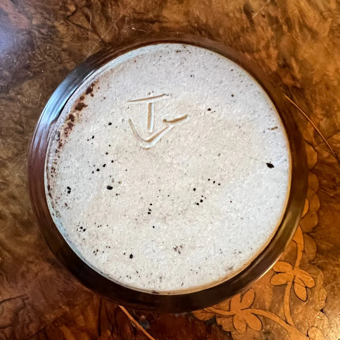 Vintage Brown Pottery Vase