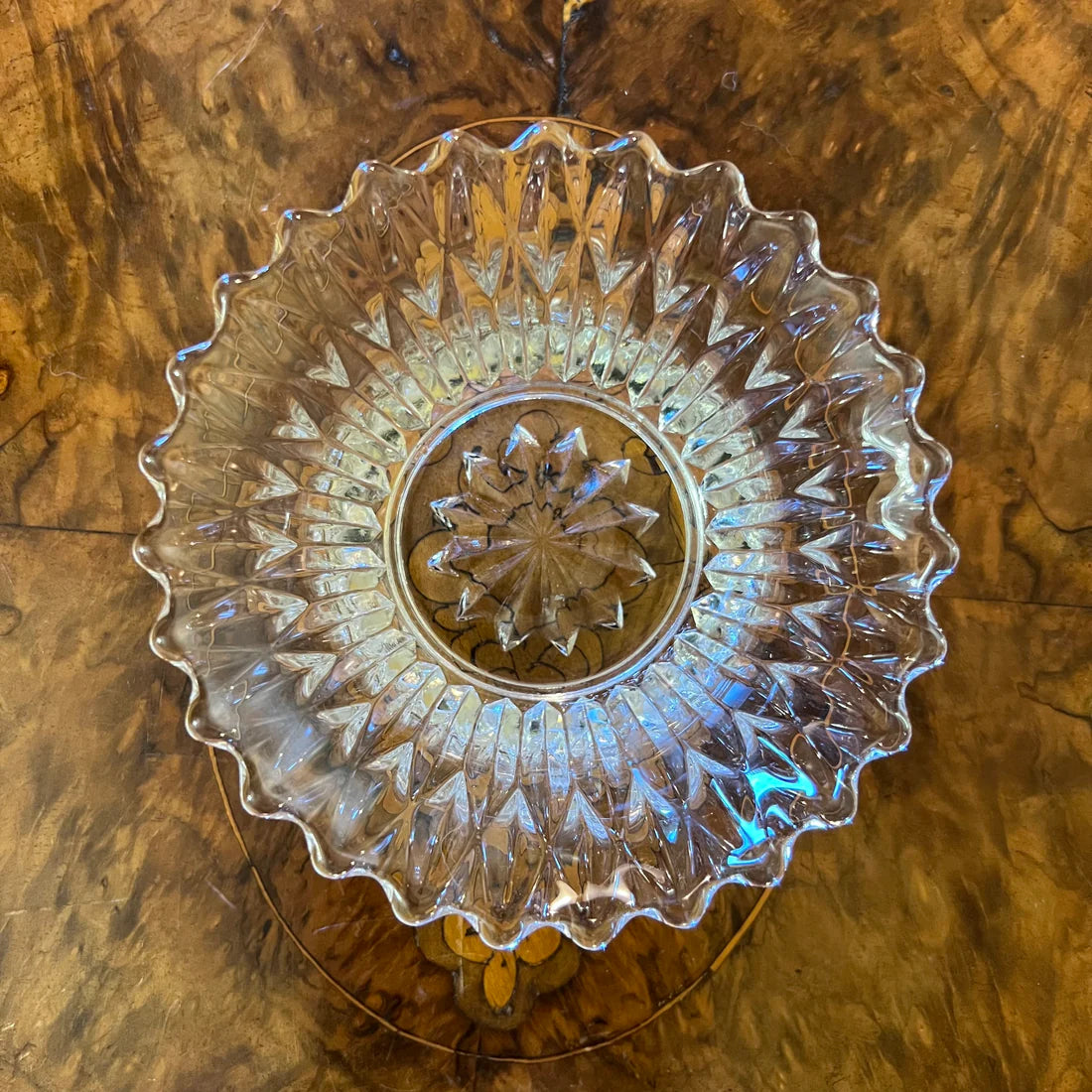 Vintage Glass Candy Dish