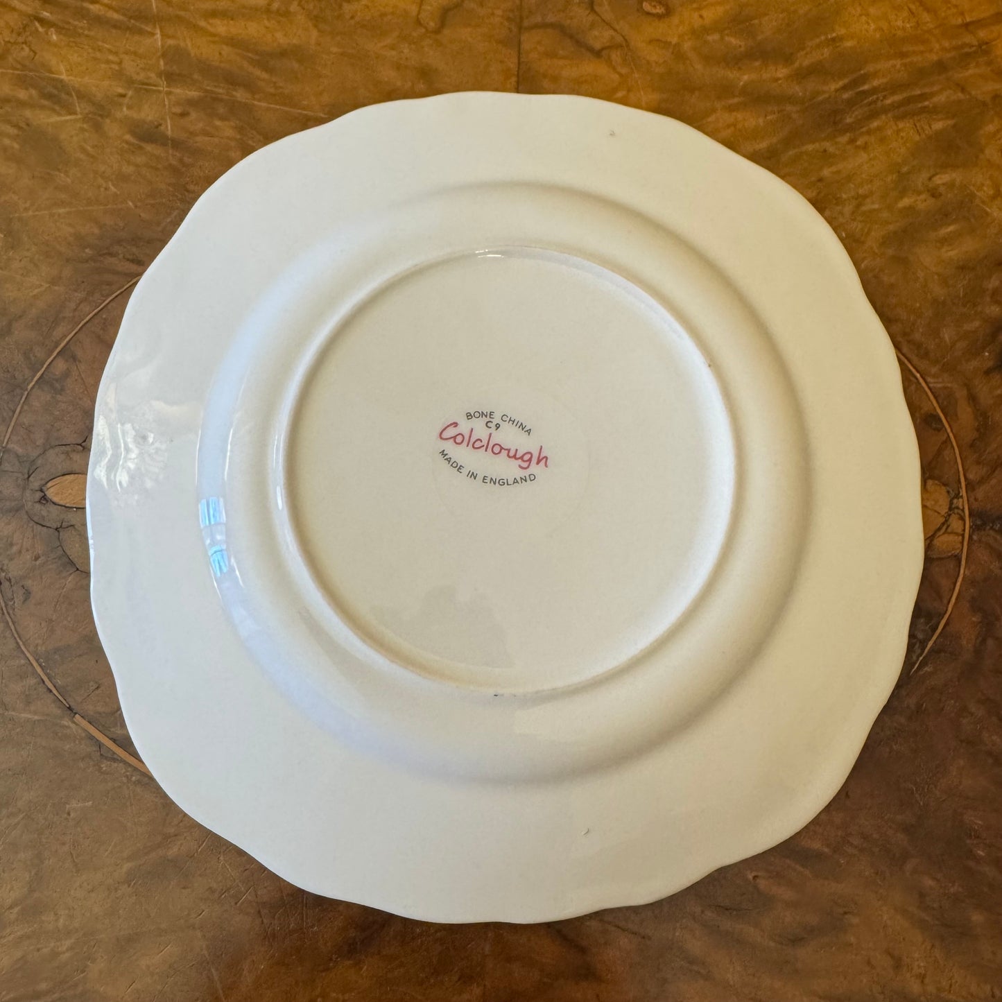 Colclough Pink Rose Print Side Plate