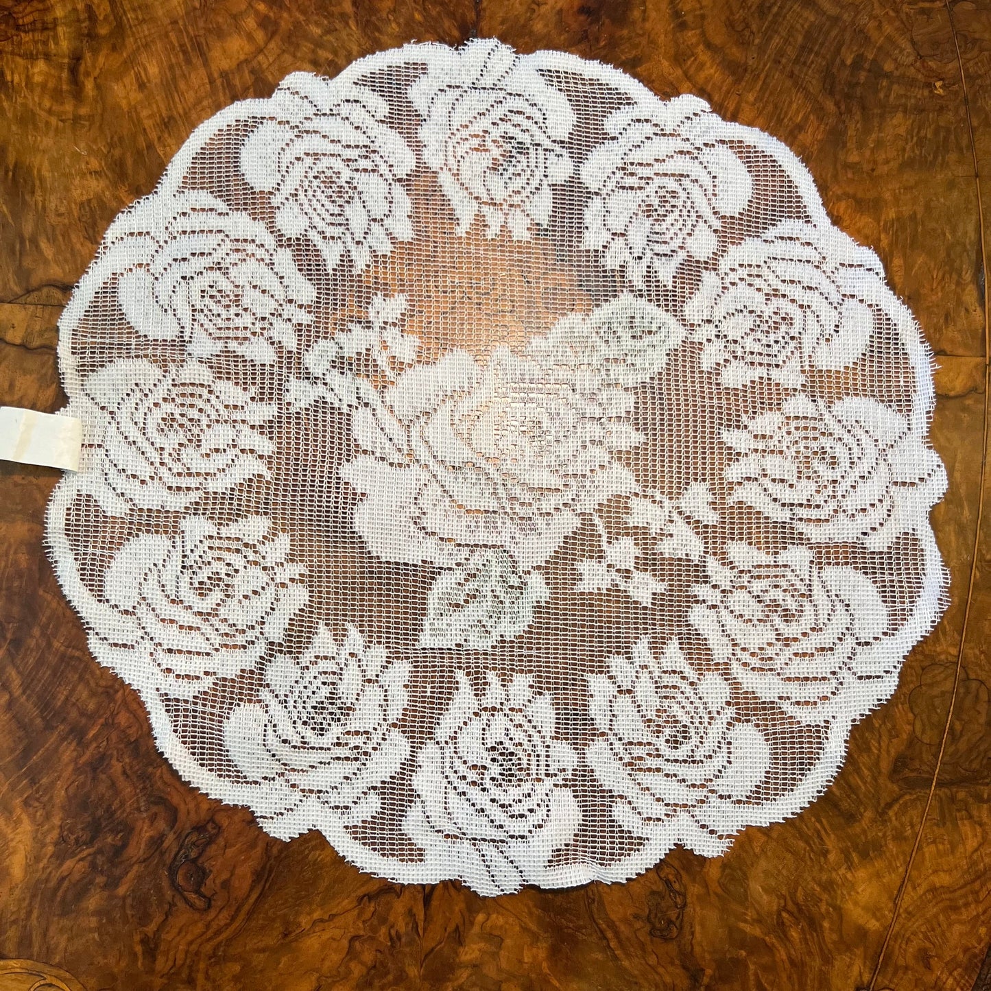 Vintage Colour Centre Lace Doily
