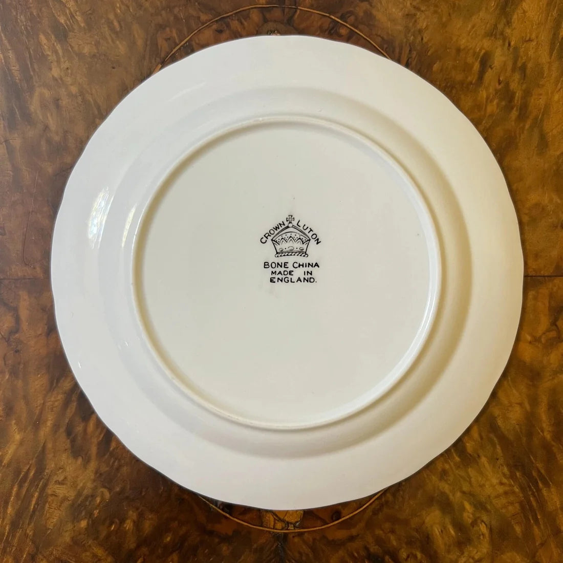 Crown Lutton Pale Yellow Side Plate