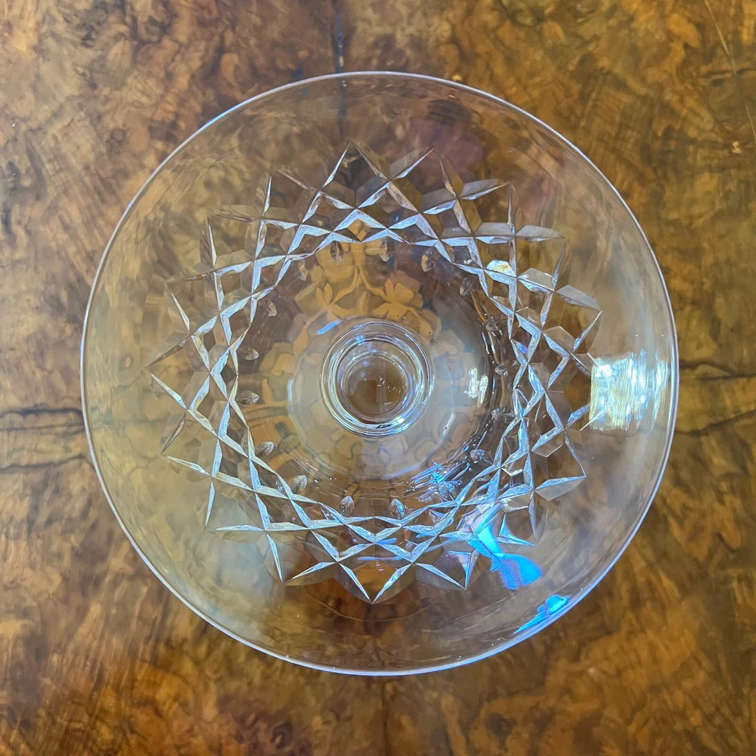 Vintage Crystal Comport Glass