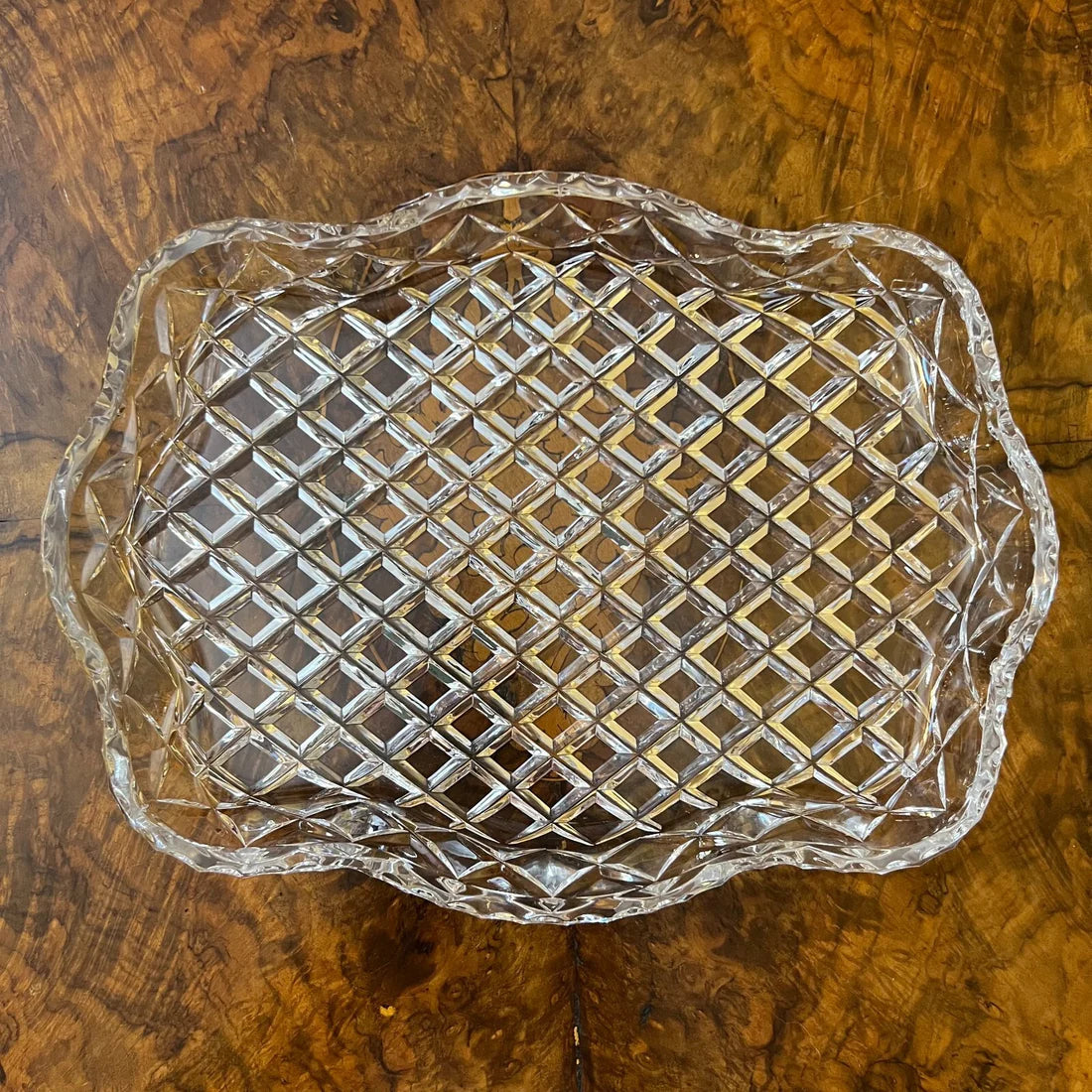 Vintage Crystal Tray