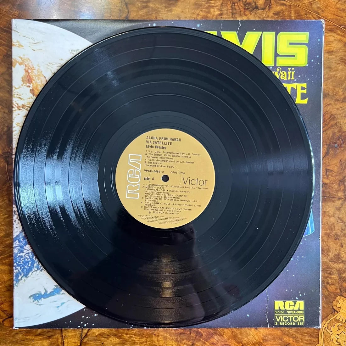 Elvis Presley Aloha From Hawaii Via Satellite Vinyl Record