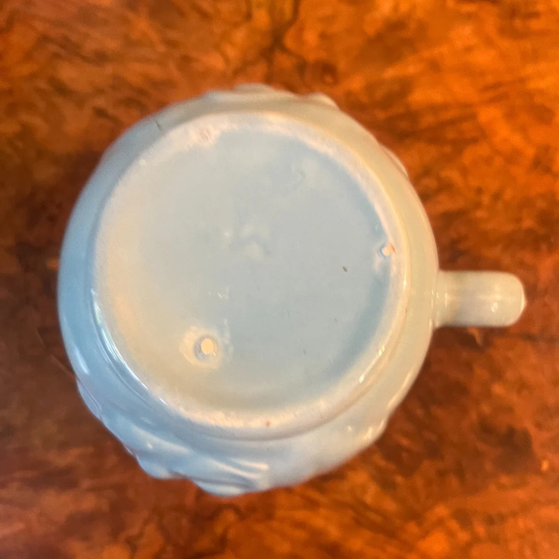 Blue Embossed Jug