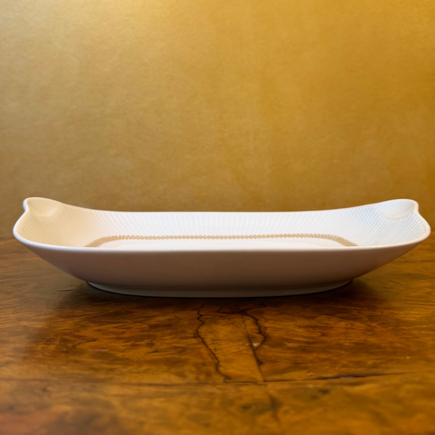 Eschenbach Bavaria Gold Diamond Pattern Platter