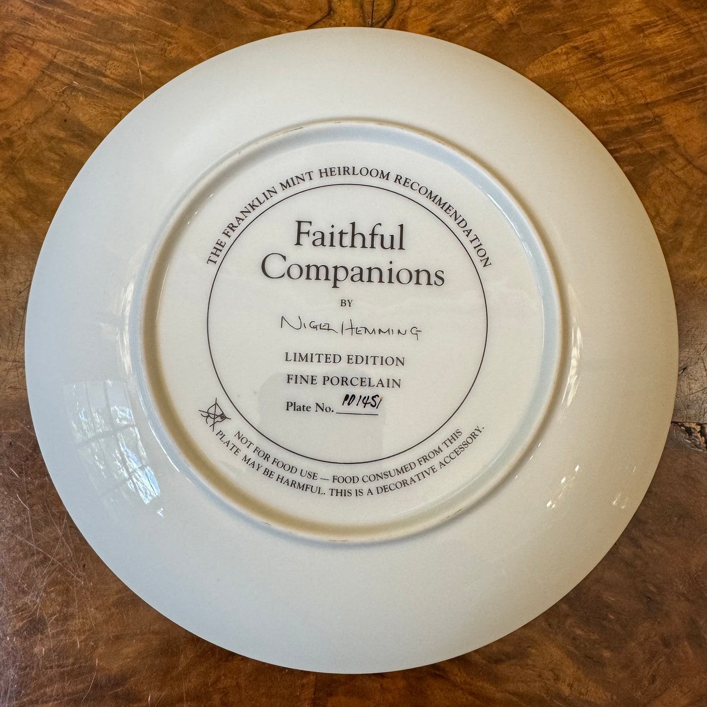 Faithful Companions Labrador Mother & Puppies Print Plate