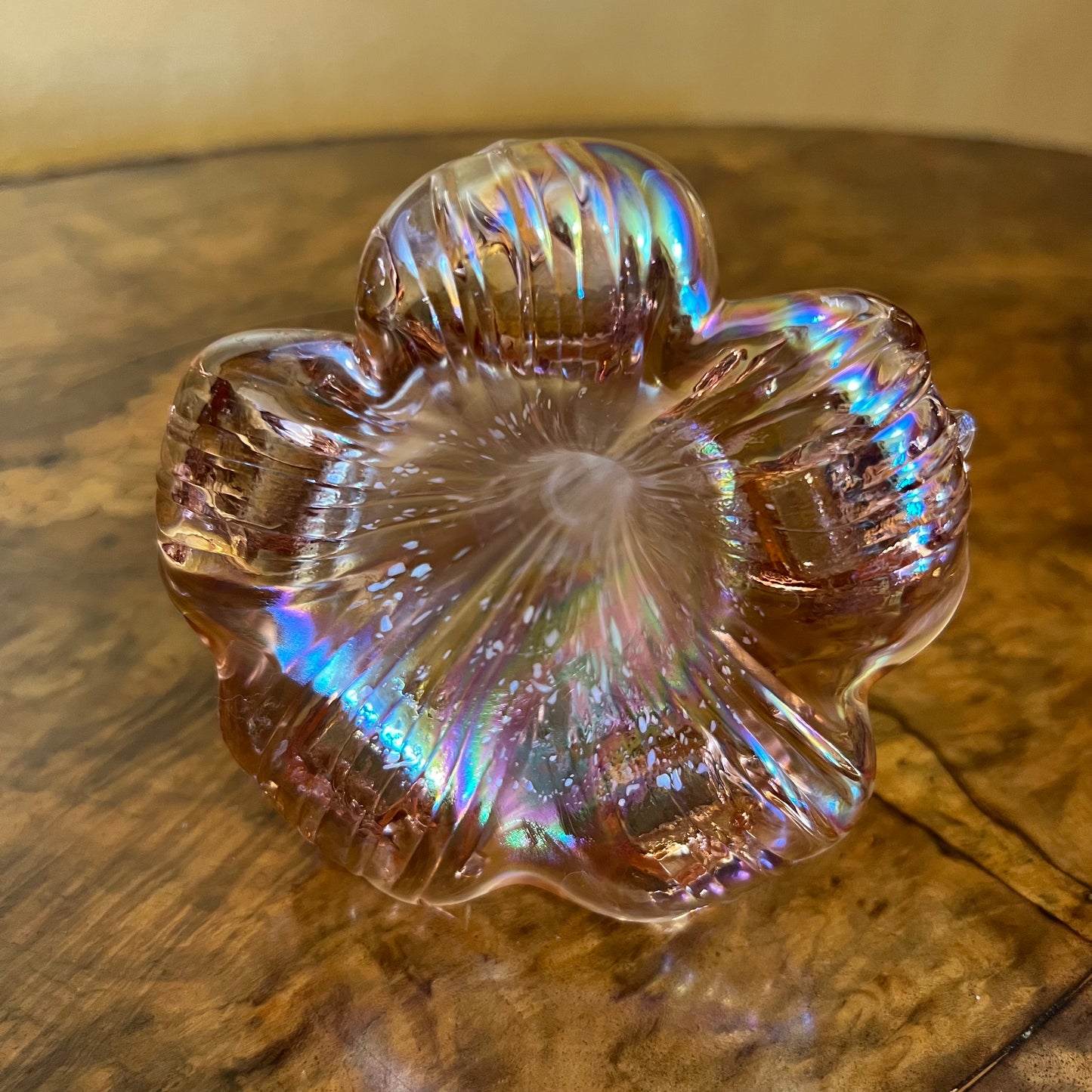 Glass Lily Shape Vase