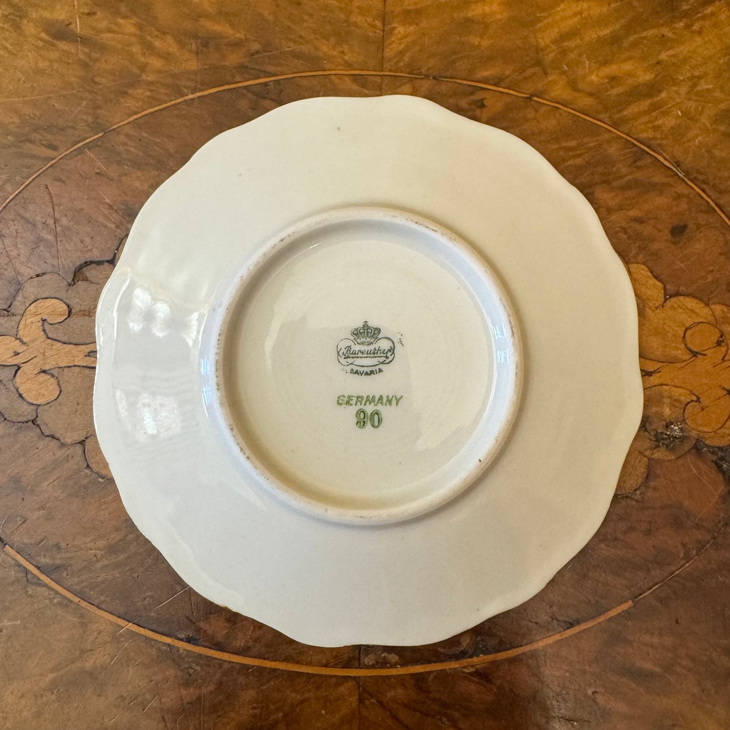 Golden Bareuther Bavaria Demitasse Coffee Saucer Plate