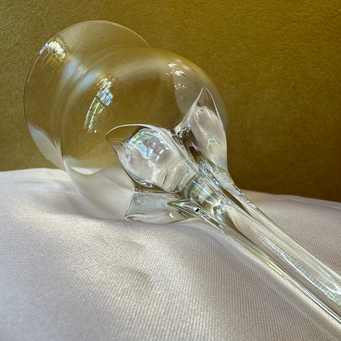 Hand Blown Twisted Stem