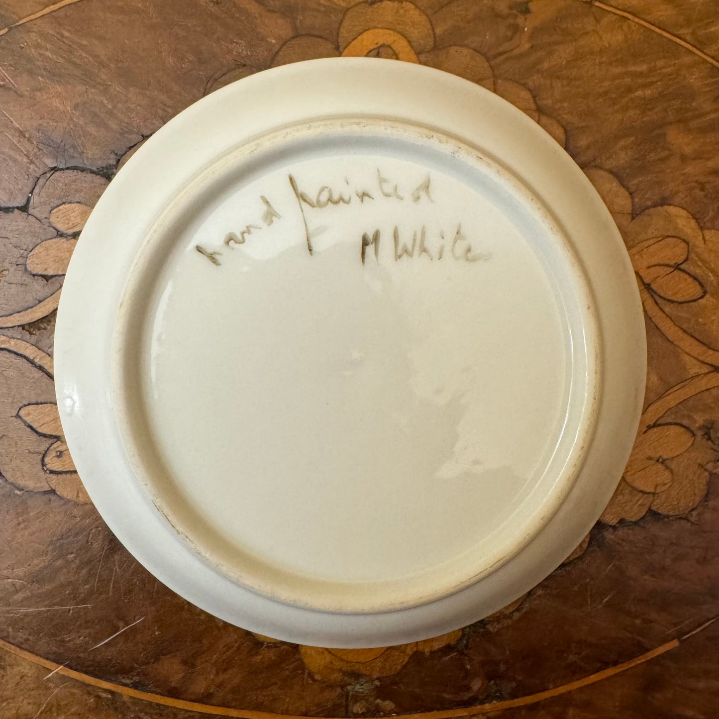 Hand Painted Floral Dish