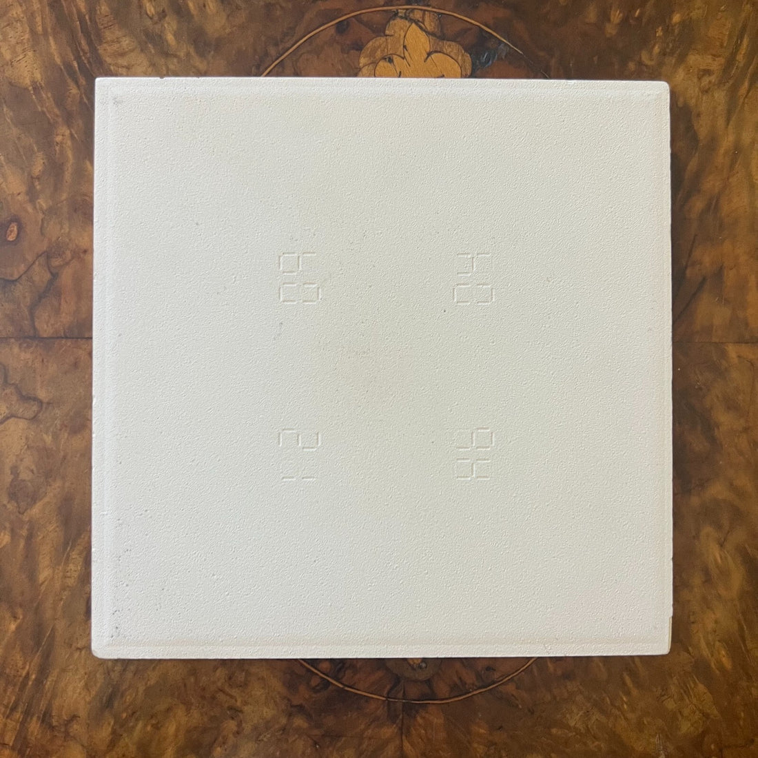 Holland Blue & White Windmill Print Square Tile