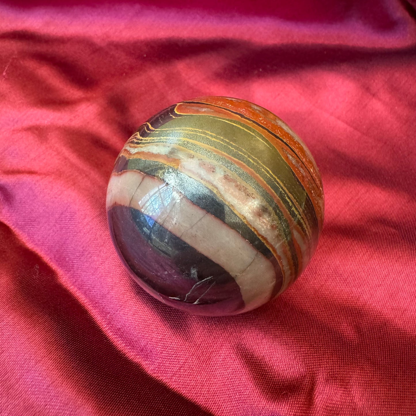 Ocean Jasper Orbicular Sphere