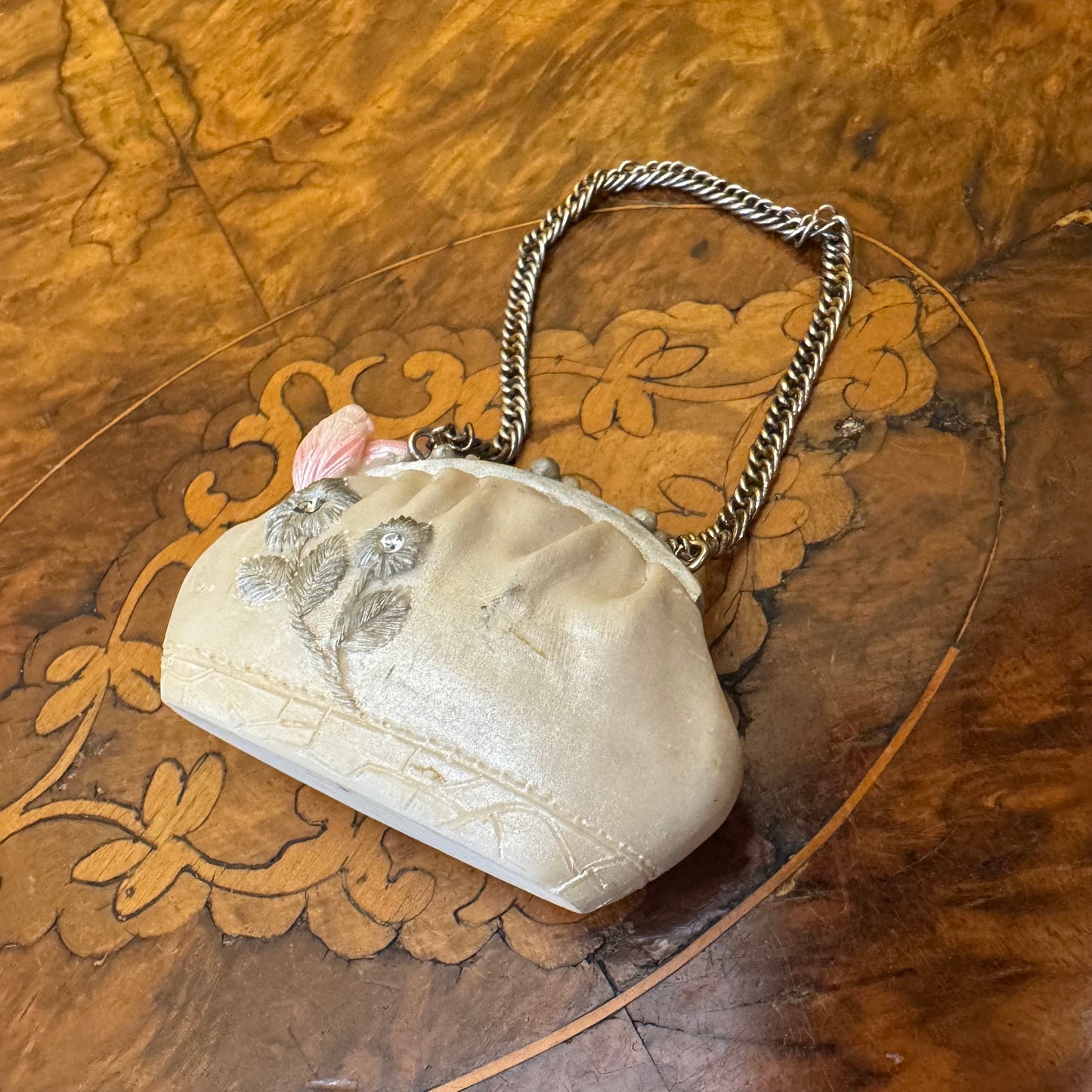 Vintage Ceramic Miniature Bag Ornament