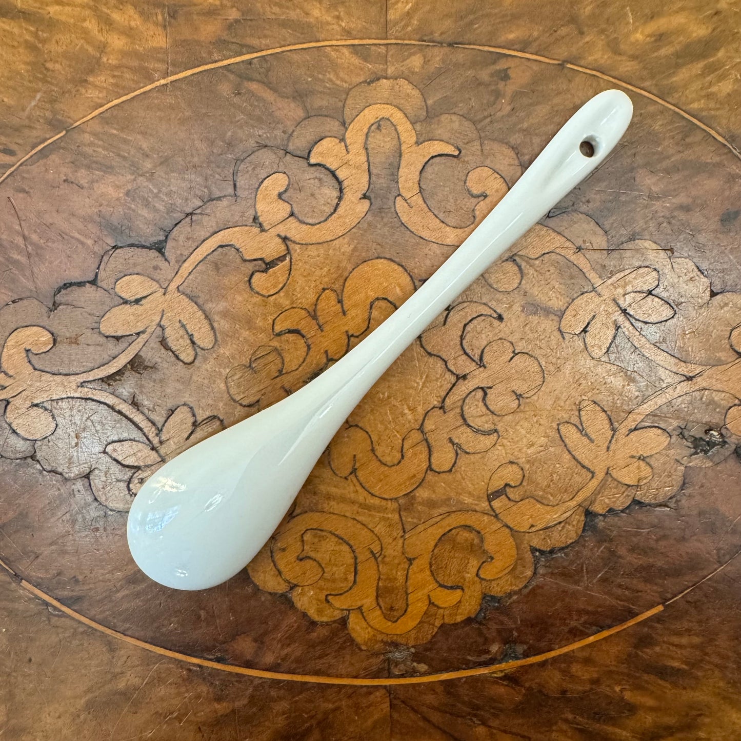 White Porcelain Spoon