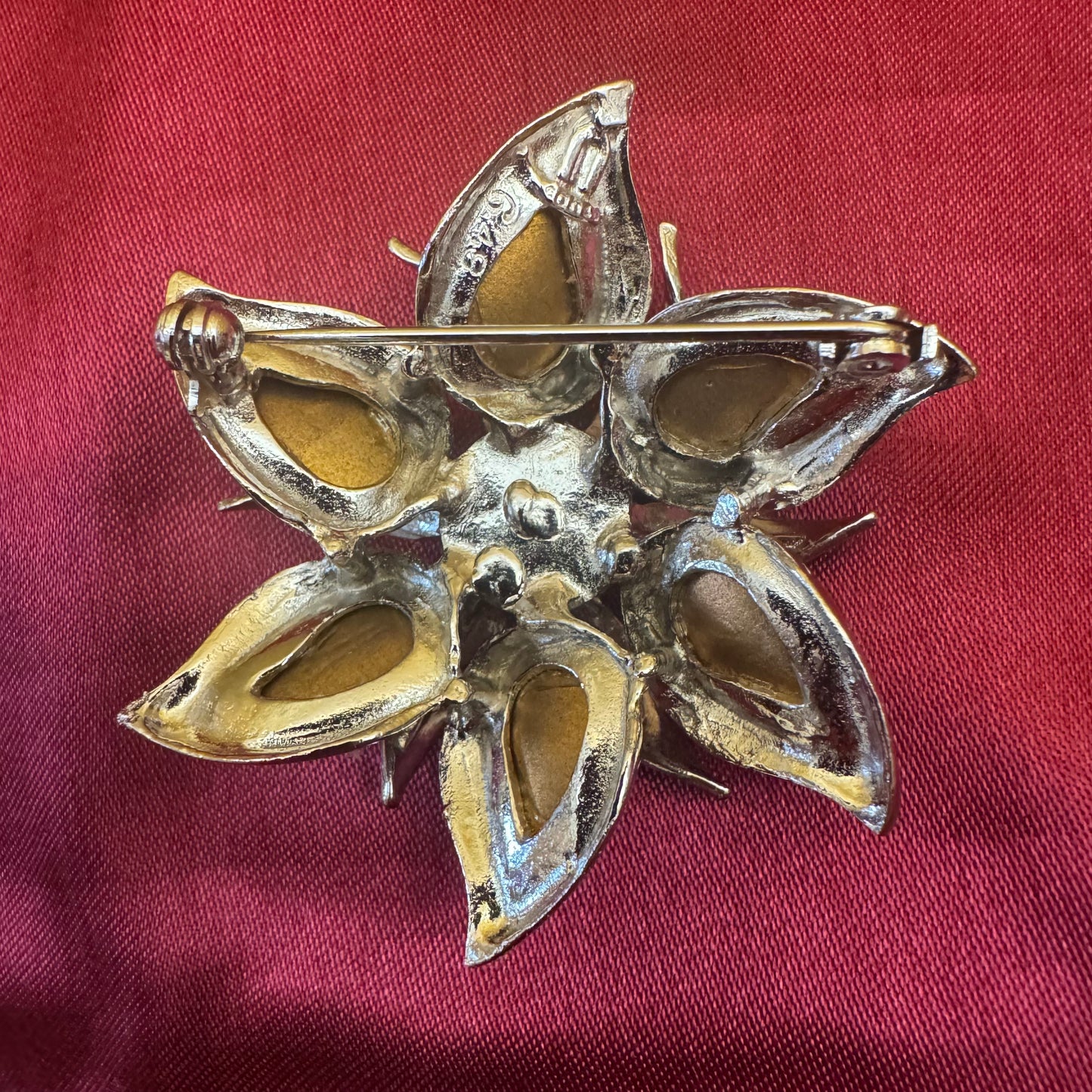 Vintage Costume Flower Brooch
