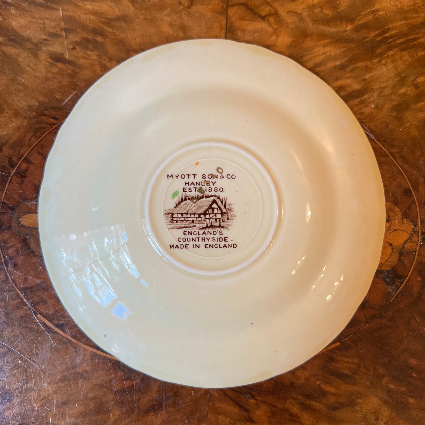 Vintage Myott & Sons Henley Countryside Saucer