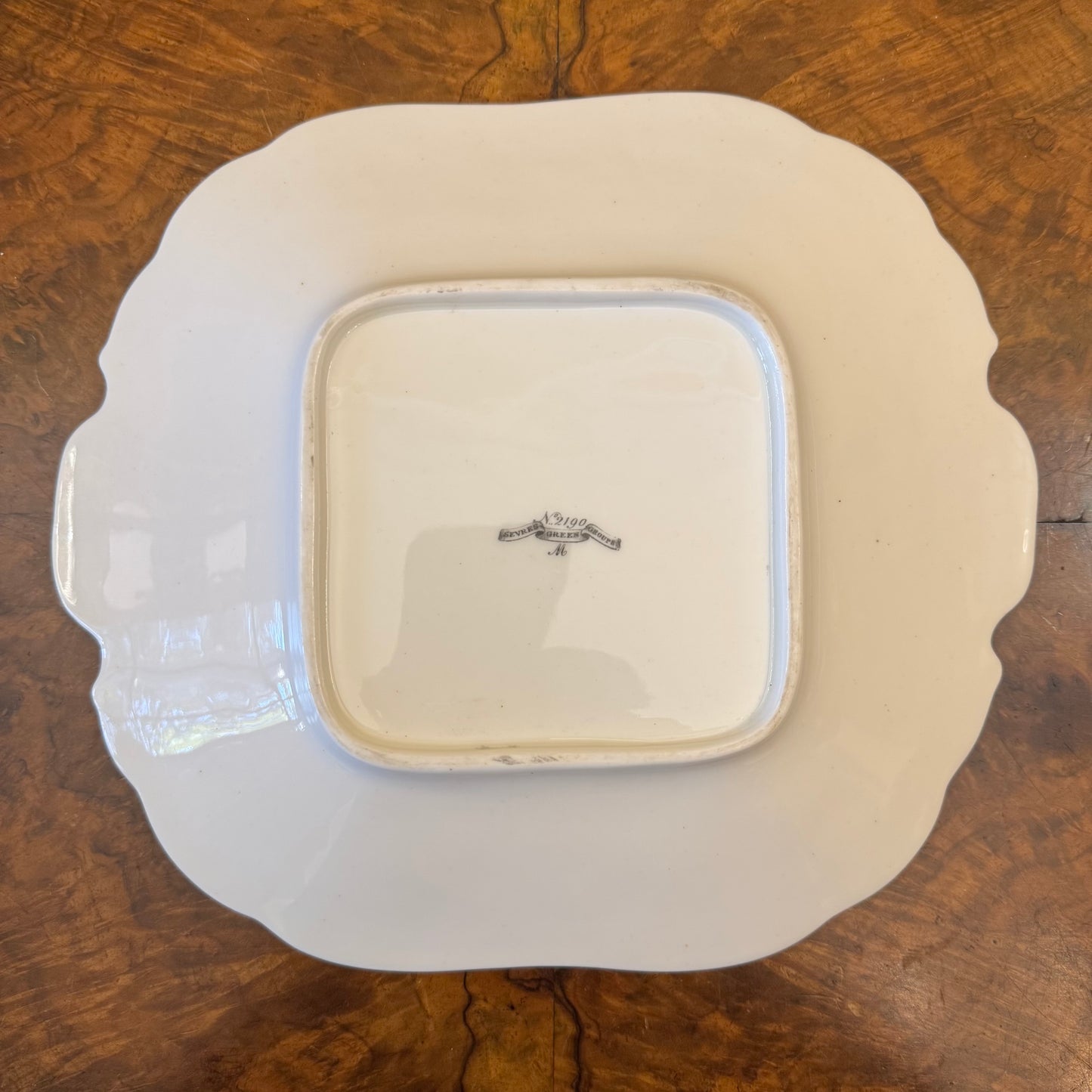 Sevres Green Group Floral Print Serving Platter