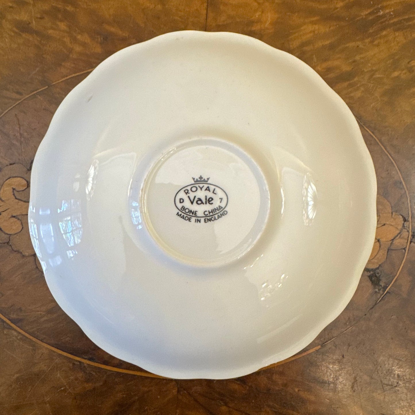 Vintage Royal Vale Green Star Tea Cup & Saucer