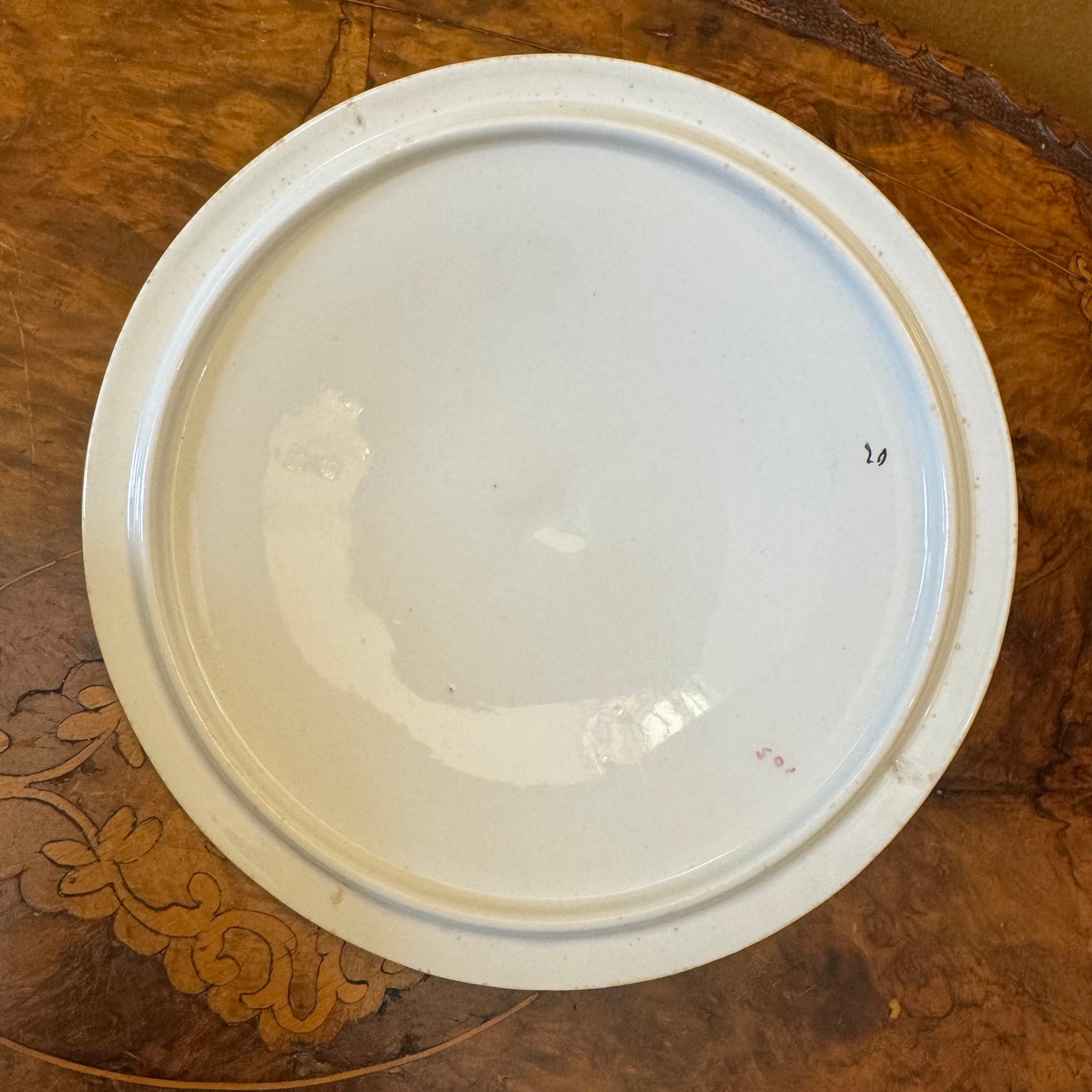 Vintage Alfred Meakin Bleu De Roi Serving Bowl with Handles & Lid