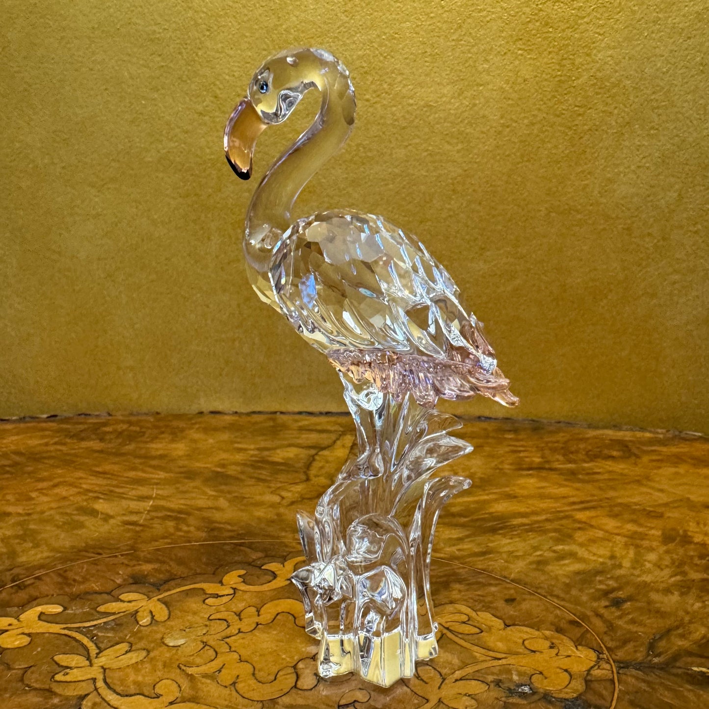 Swarovski Crystal 2002 Flamingo Figurine