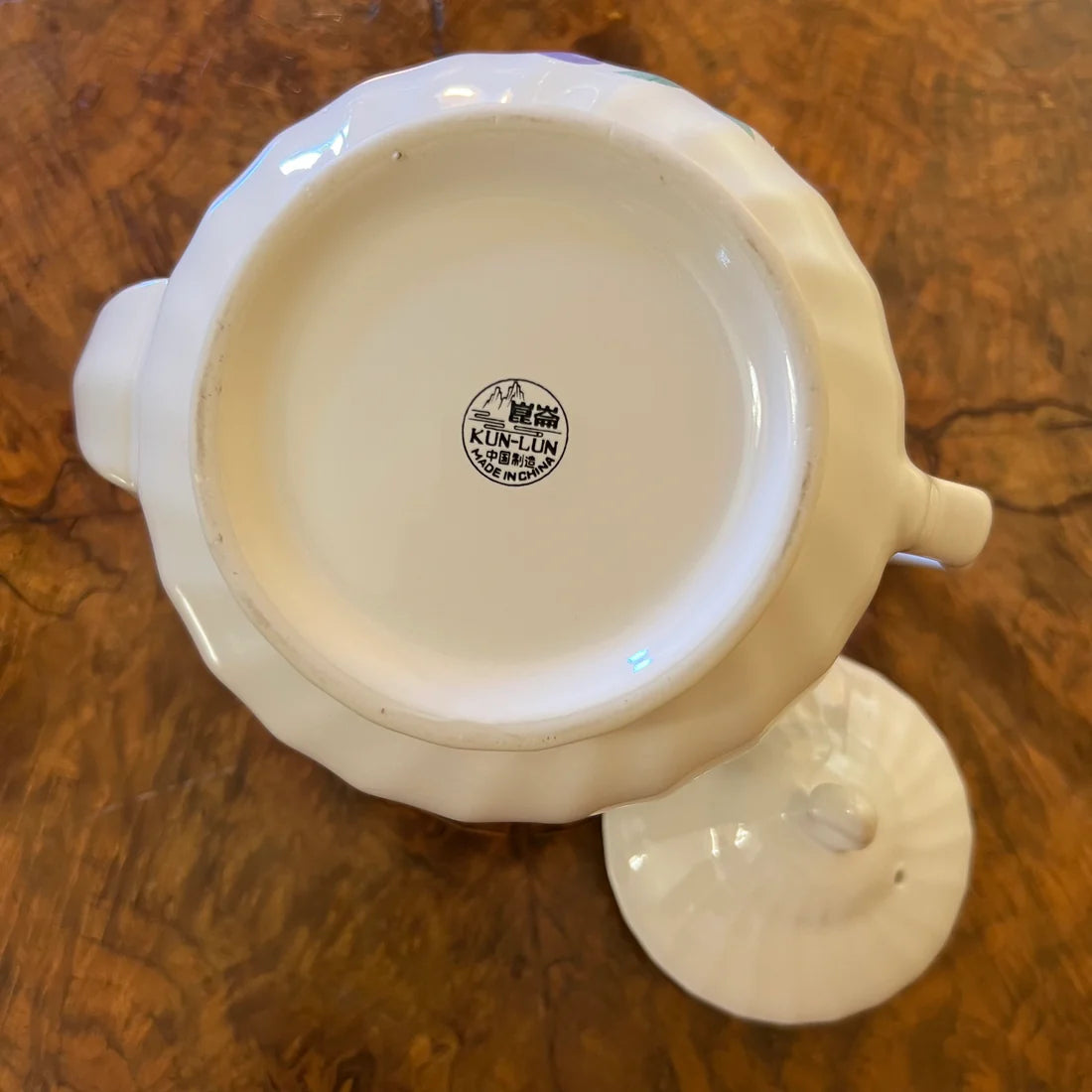 Kun Lun Fruit Print Teapot