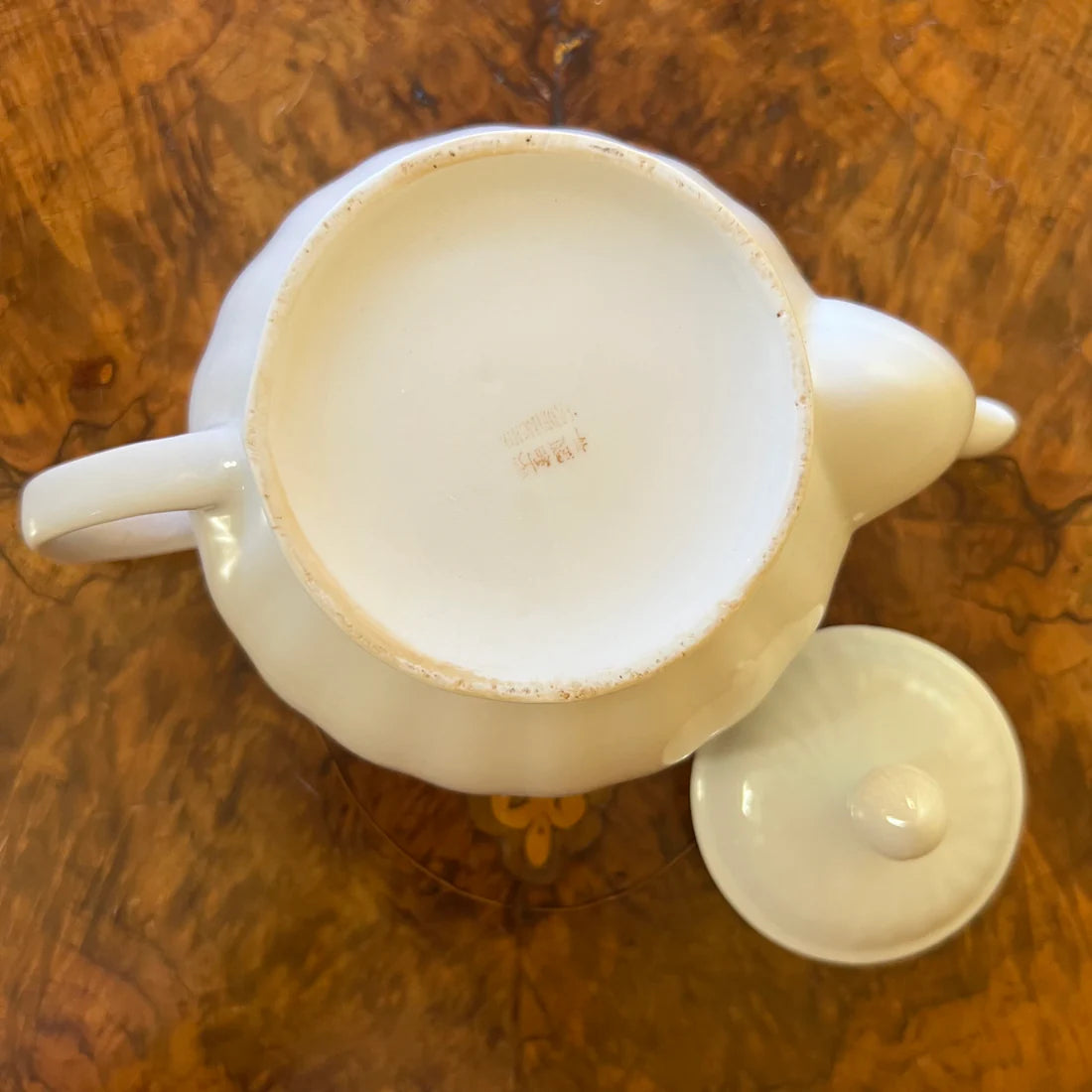 White Porcelain Teapot