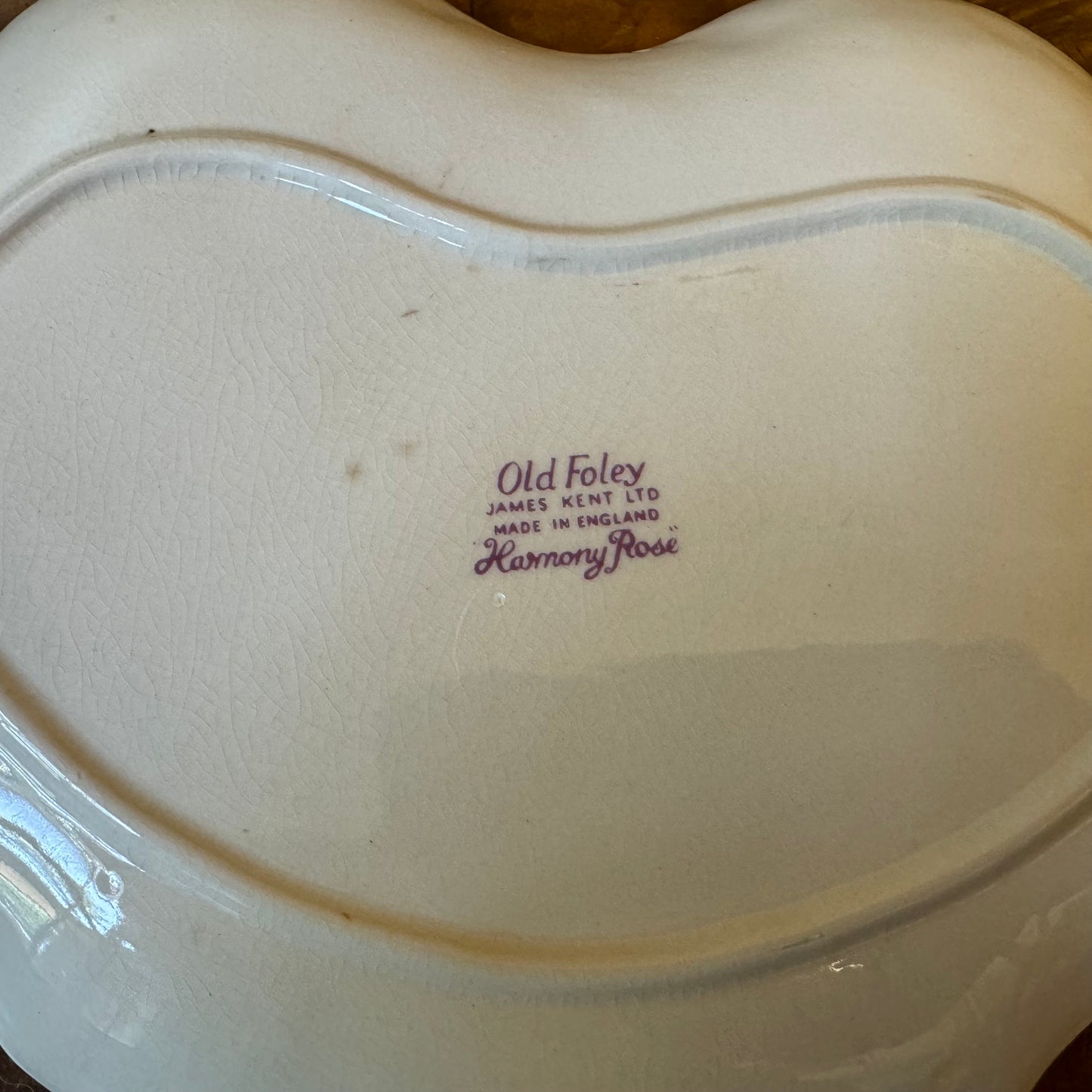 Vintage James Kent Harmony Rose Dish