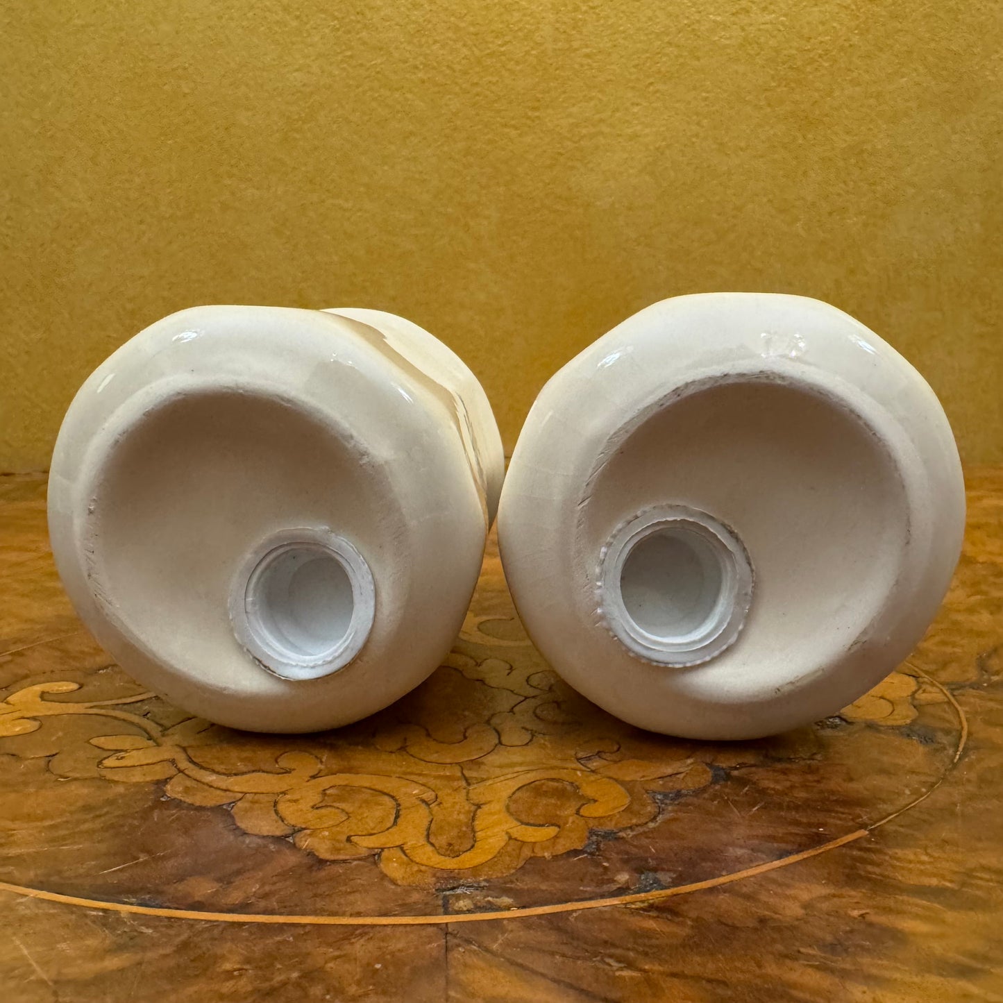 Vintage Austrian Souvenir Porcelain Salt And Pepper Shakers