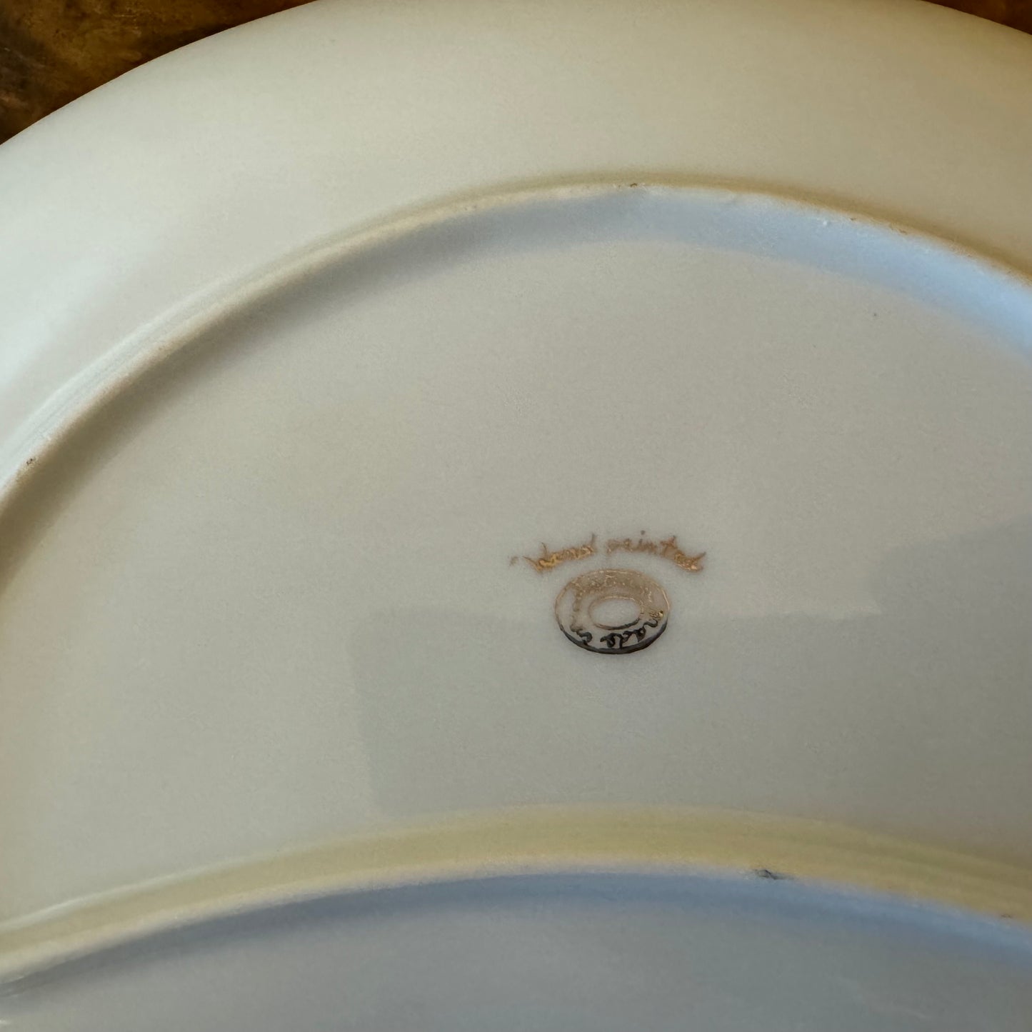 Hand Painted Japanese Fruit Print Serving Platter