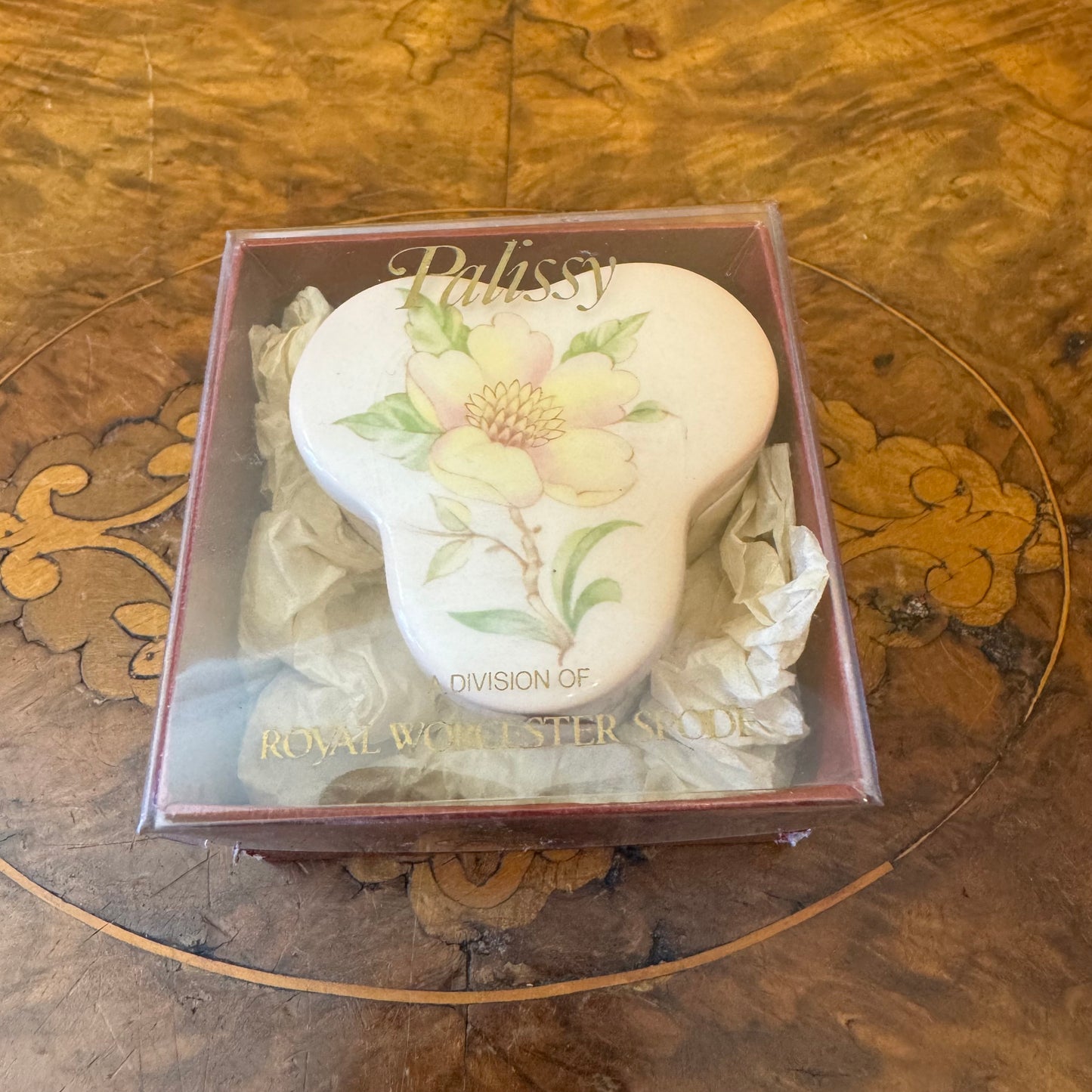 Vintage Royal Worcester Palissy Trinket Box