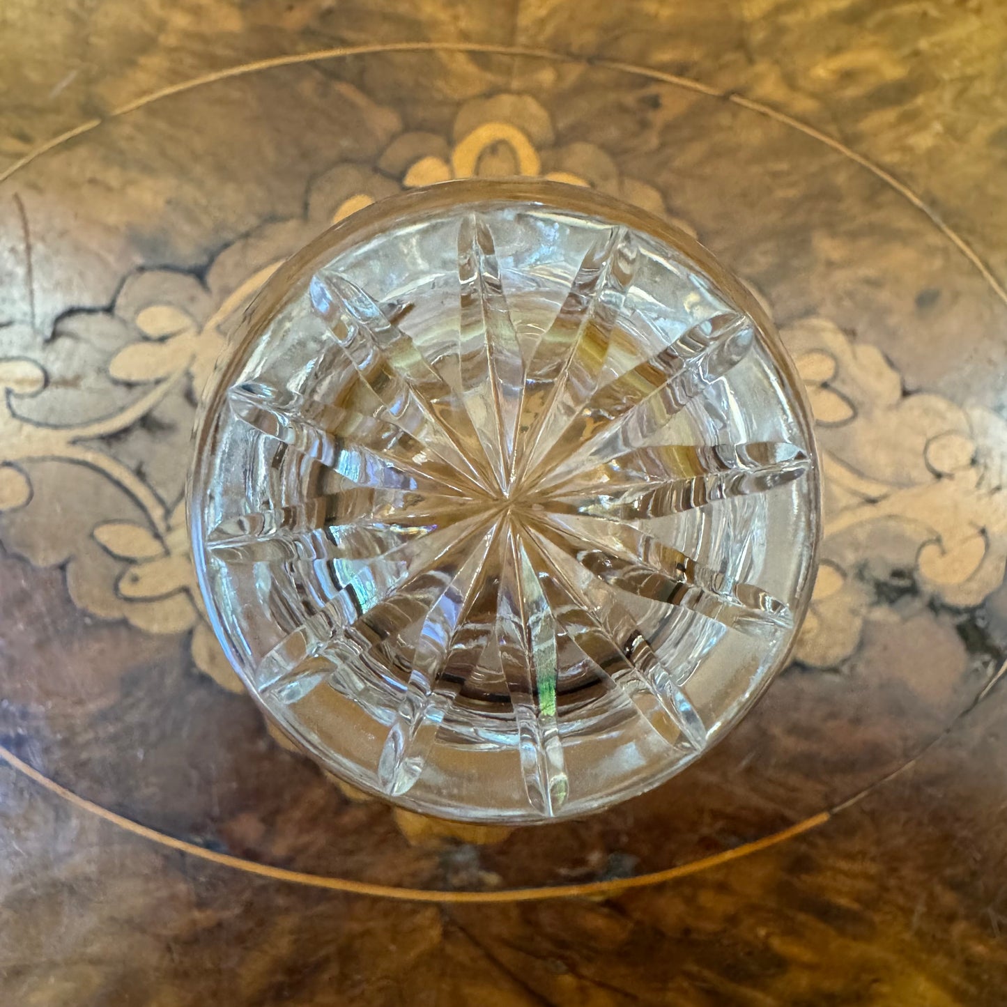 Vintage Crystal Small Vase